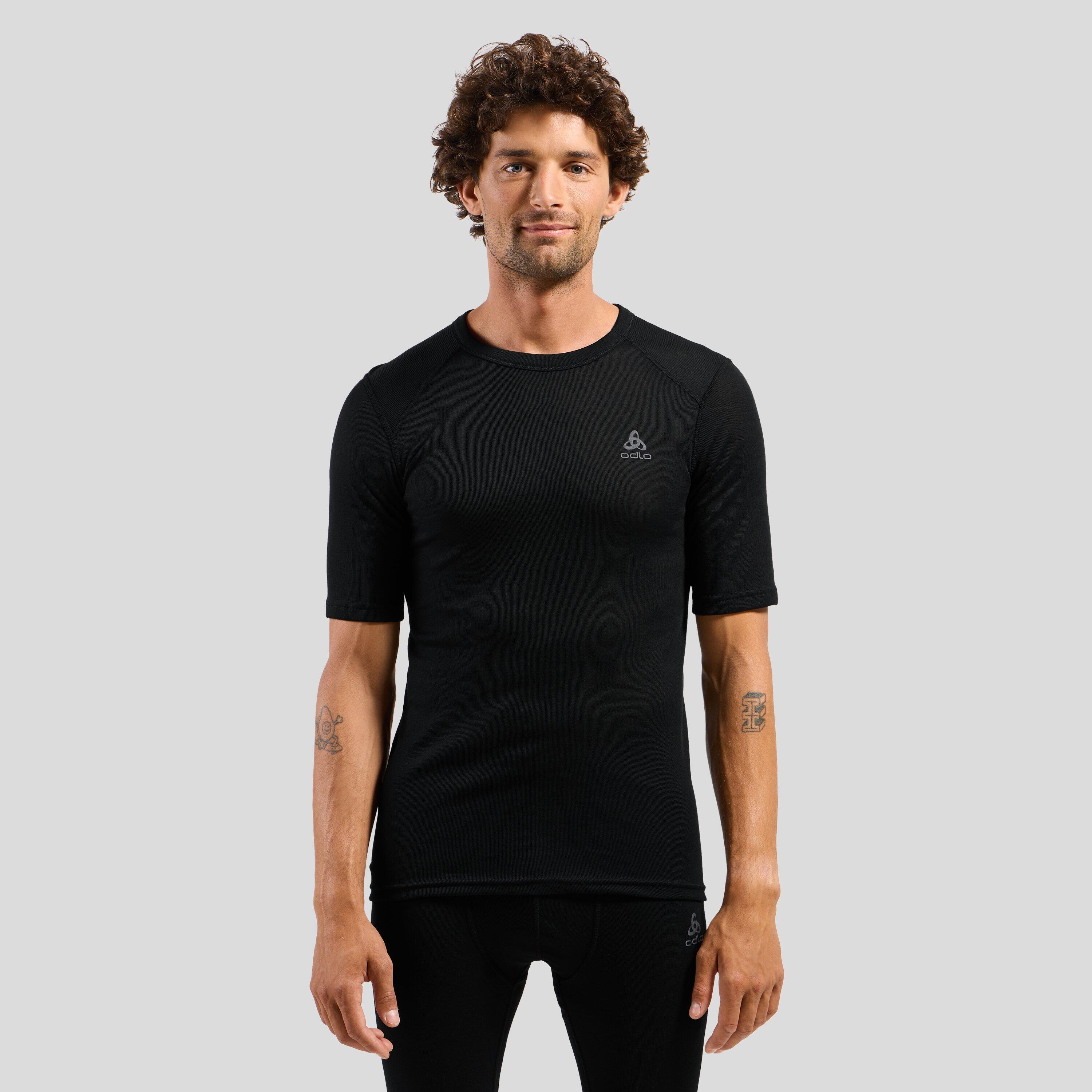 Odlo - T-shirt Thermique Odlo Active Originals Col Rond - T-shirt Manches Courtes - Gris|noir - 56 3xl - Decathlon