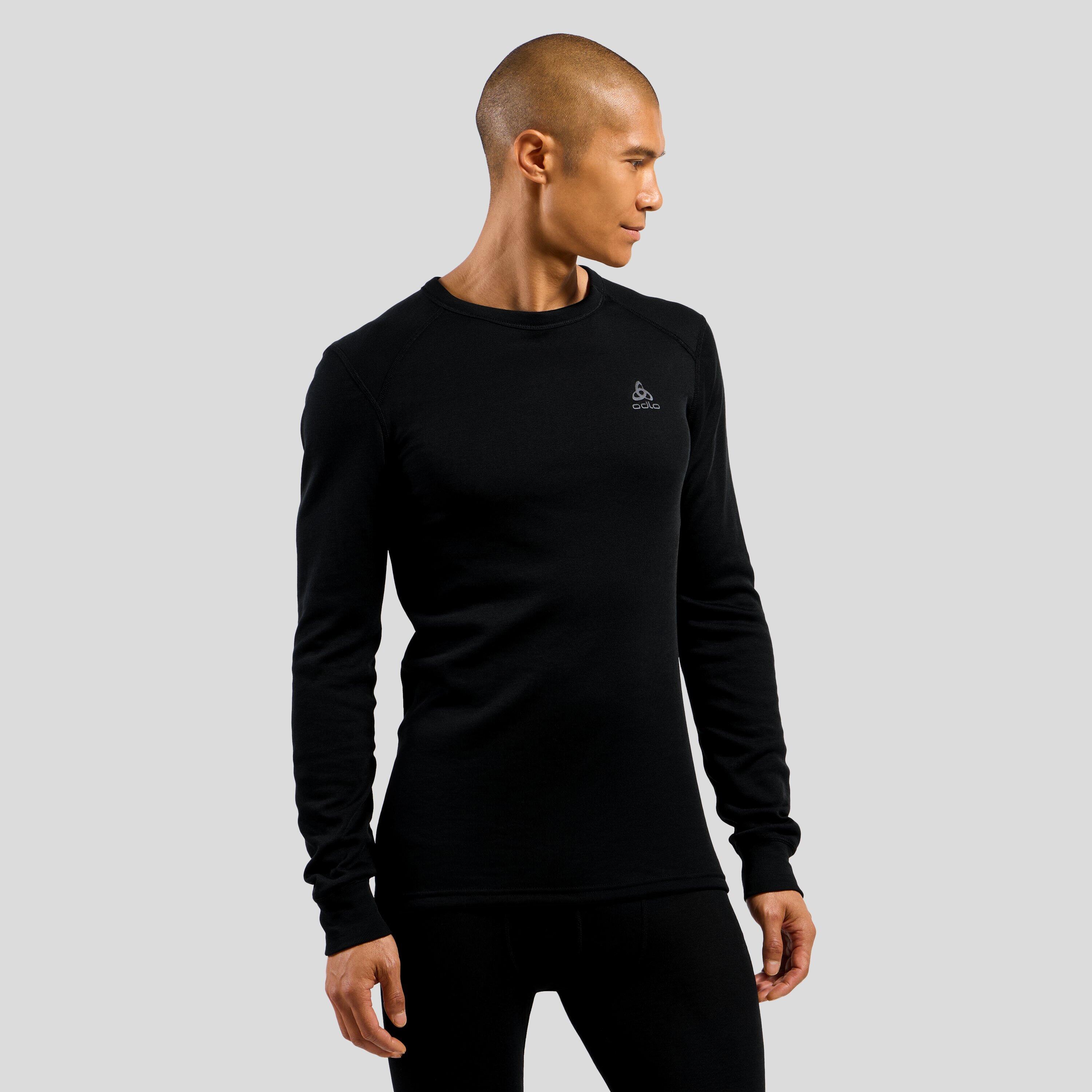 Odlo - T-shirt À Manches Longues Active Warm Pour Homme Odlo - T-shirt Manches Longues - Gris|noir - Xs. - Decathlon