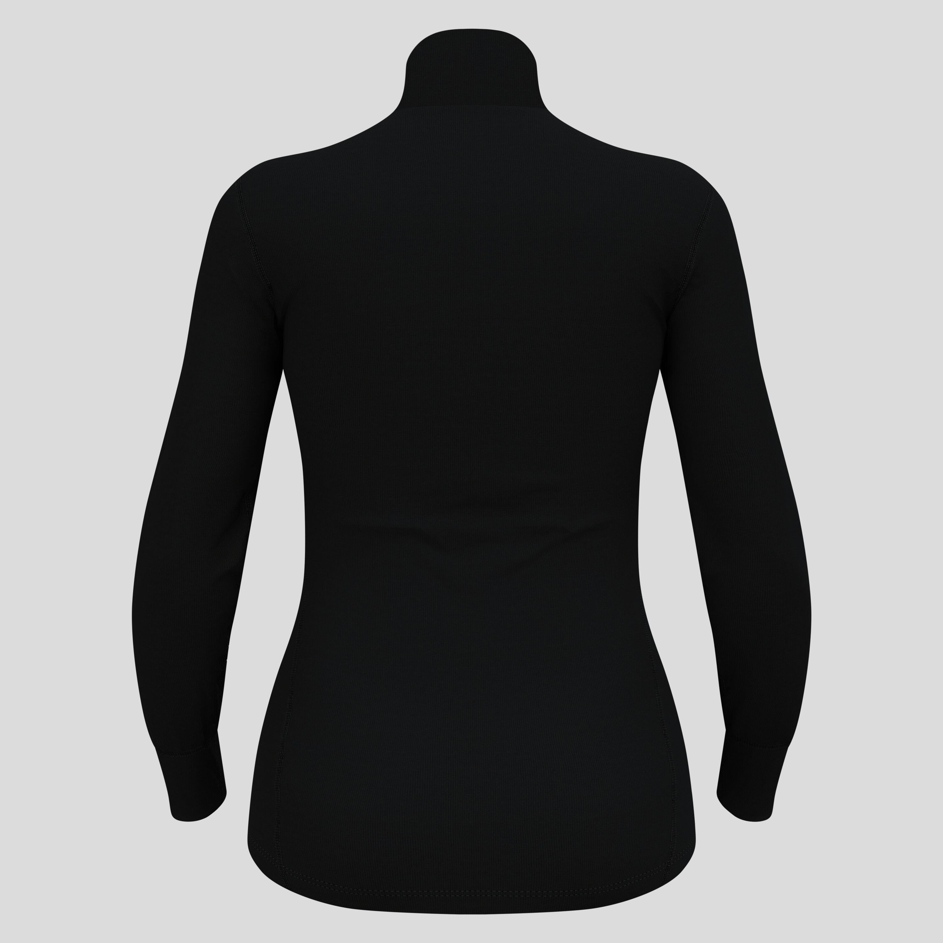 Top base layer a collo alto con mezza zip Active Warm da donna ODLO 6/7