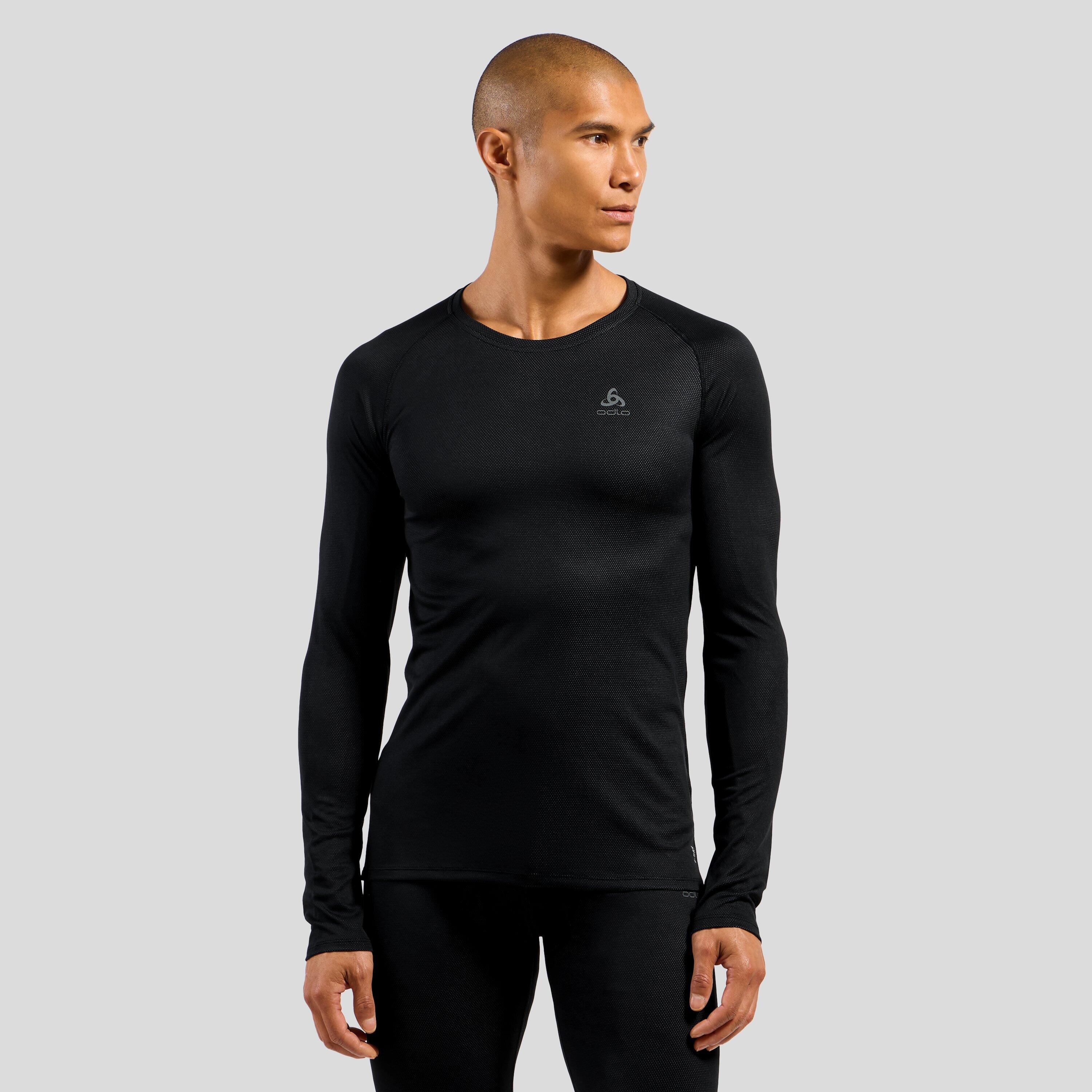 ODLO Odlo Herren Shirt Active F-Dry Light Eco Baselayer Top Crew Neck L/S 141282