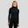ODLO Baselayer Top Lange Mouwen Halve Rits Merino 2 Thermoshirt ZWART M