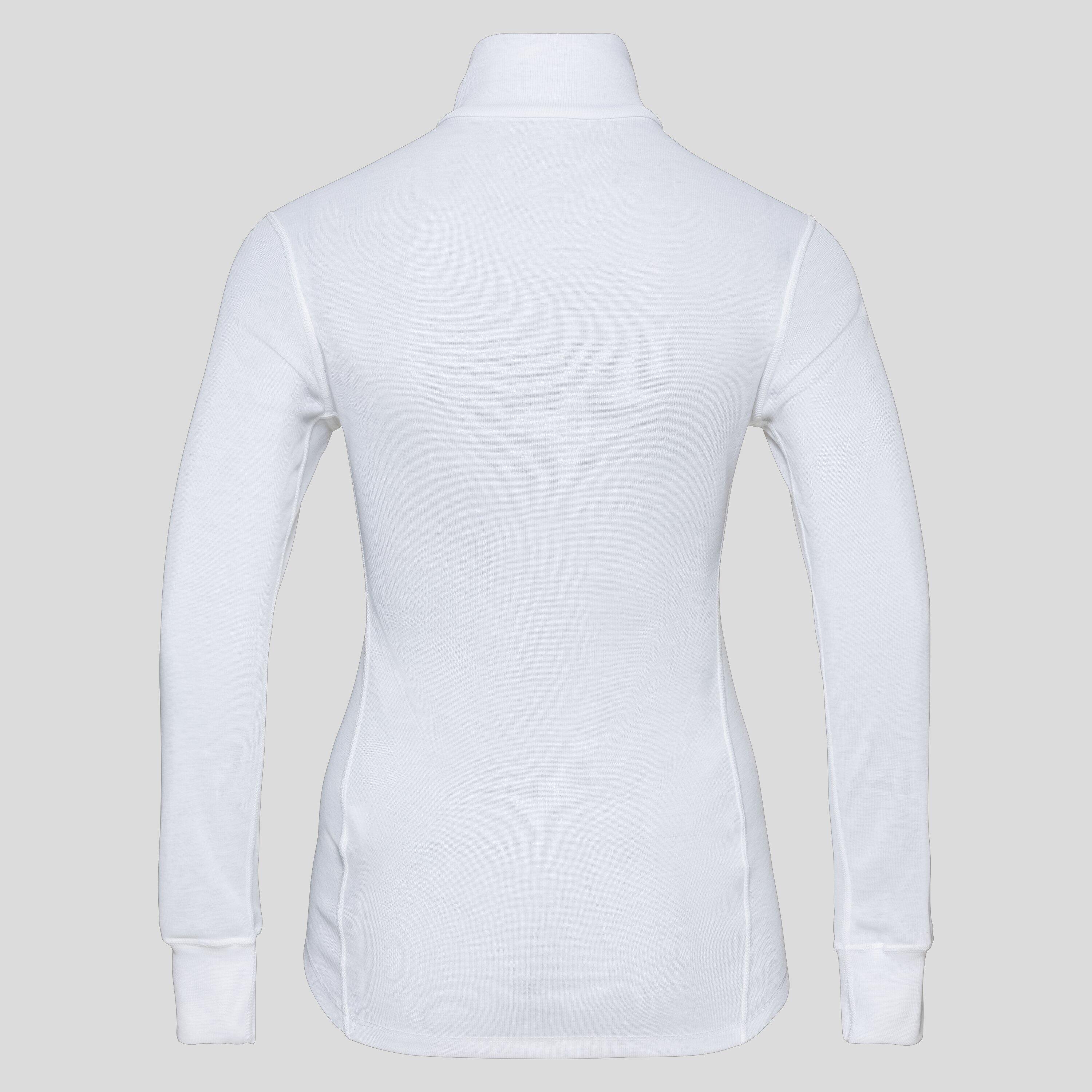 Top base layer a collo alto con mezza zip Active Warm da donna ODLO 2/4