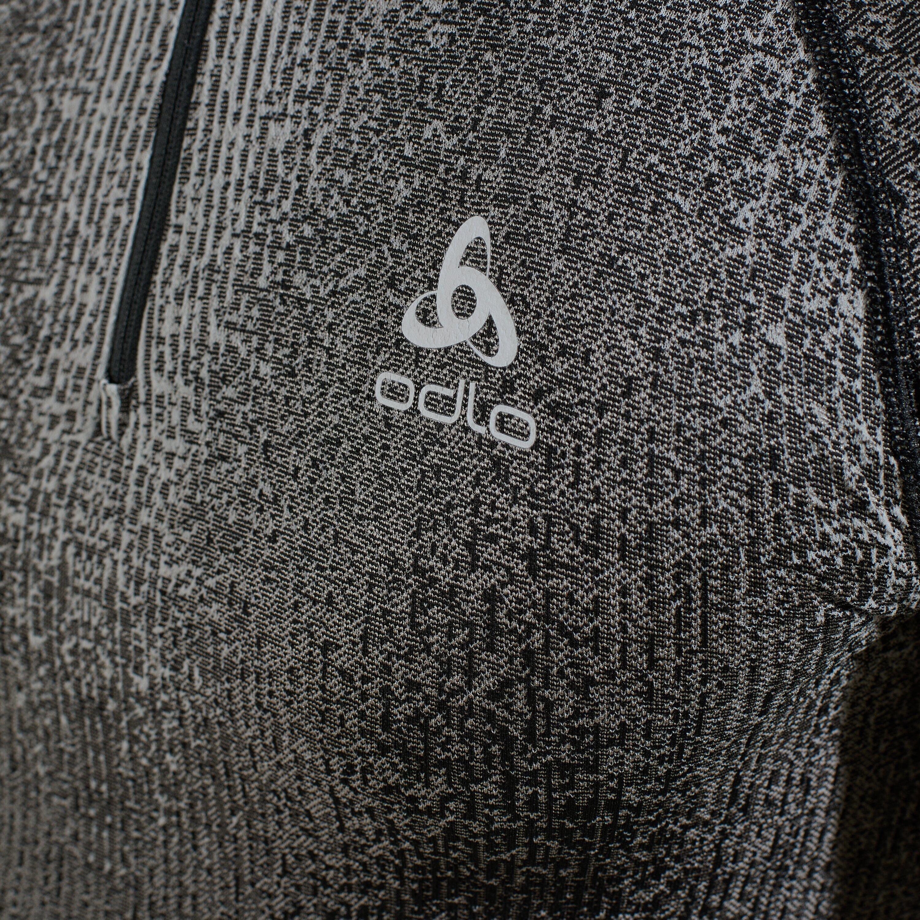 Base Layer Odlo 1/2 Zip Blackcom Grey 3/7