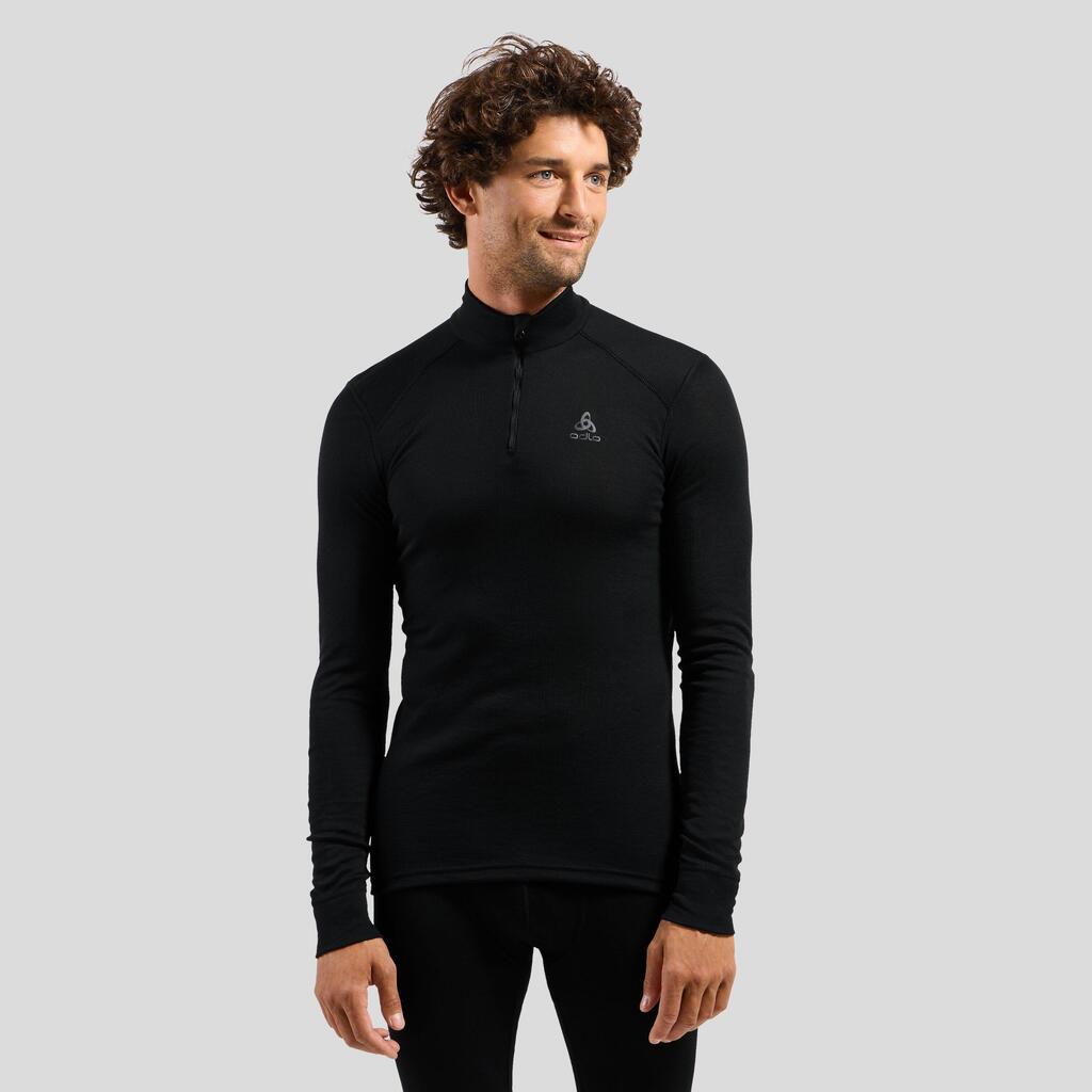 BL TOP Turtle neck l/s half zip ACTIVE W
