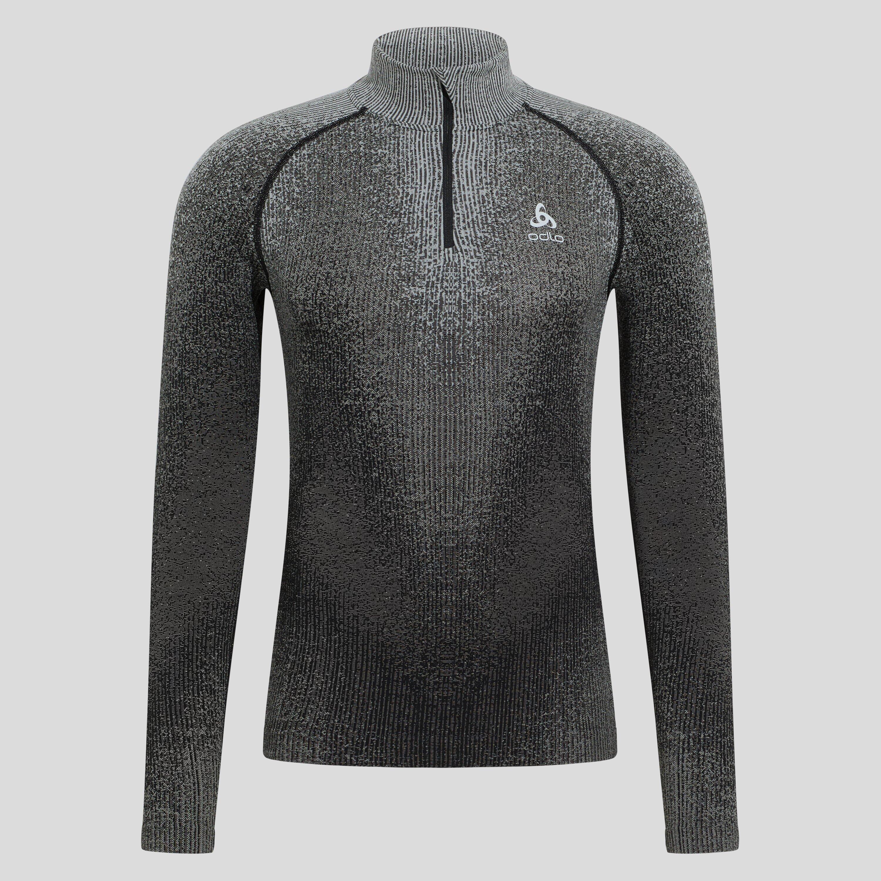 Base Layer Odlo 1/2 Zip Blackcom Grey 7/7