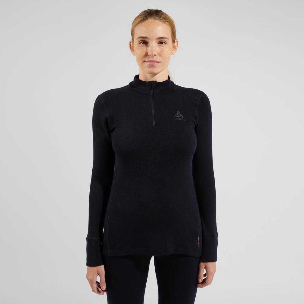 ODLO Women's Merino 260 Long Sleeve Half Zip Base Layer