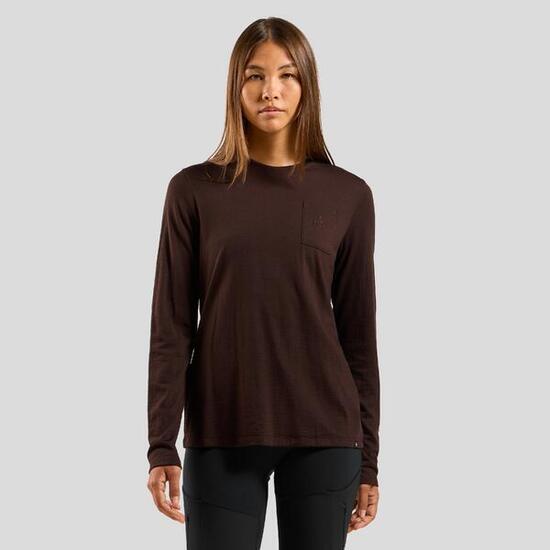 Odlo Damen Langarmshirt Merino 200 Pocket 554611