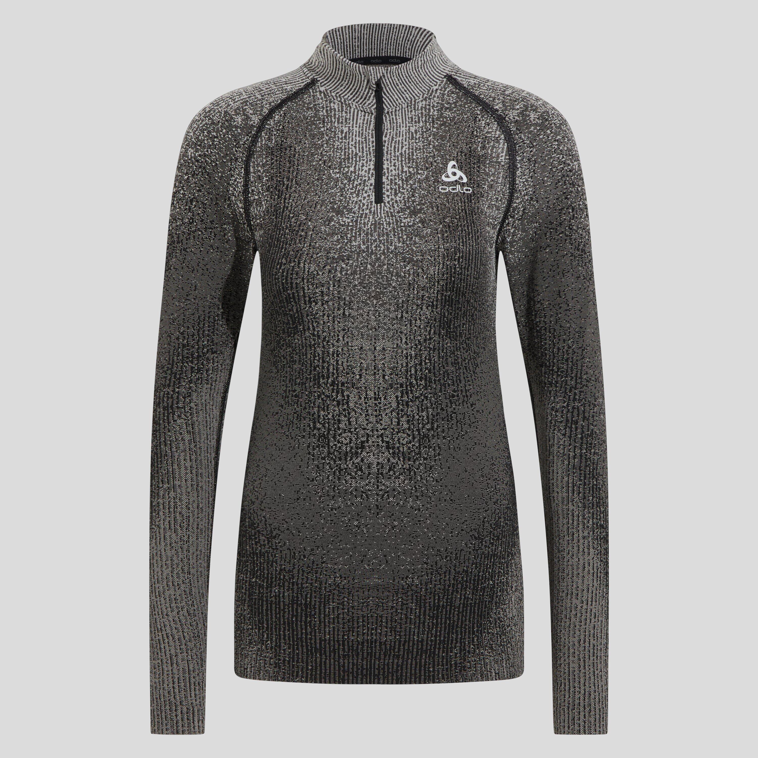 BL TOP turtle neck l/s half zip BLACKCOM 5/6