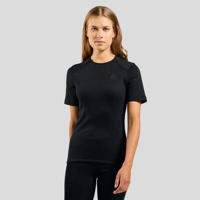 Odlo shirt ronde hals korte mouwen active warm eco thermoshirt zwart xs