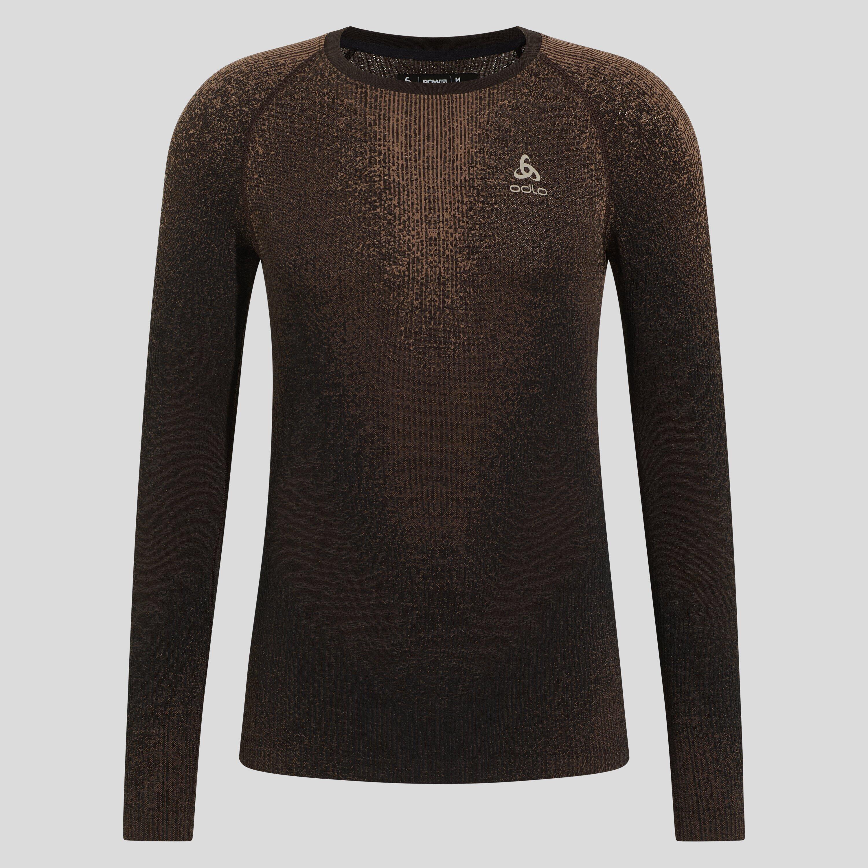 Bluza termoaktywna męska Odlo Performance Warm Blackcomb BL Top Crew Neck LS 6/7
