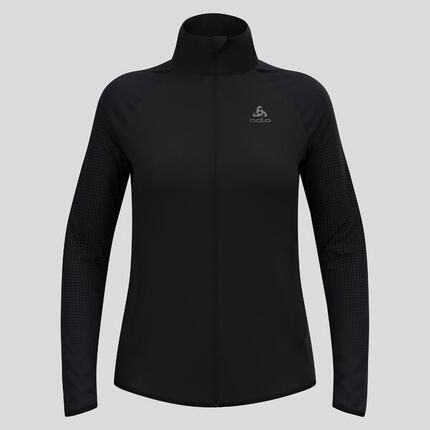 Odlo Zeroweight Warm 2.0 Damen Hybrid-Laufjacke beige