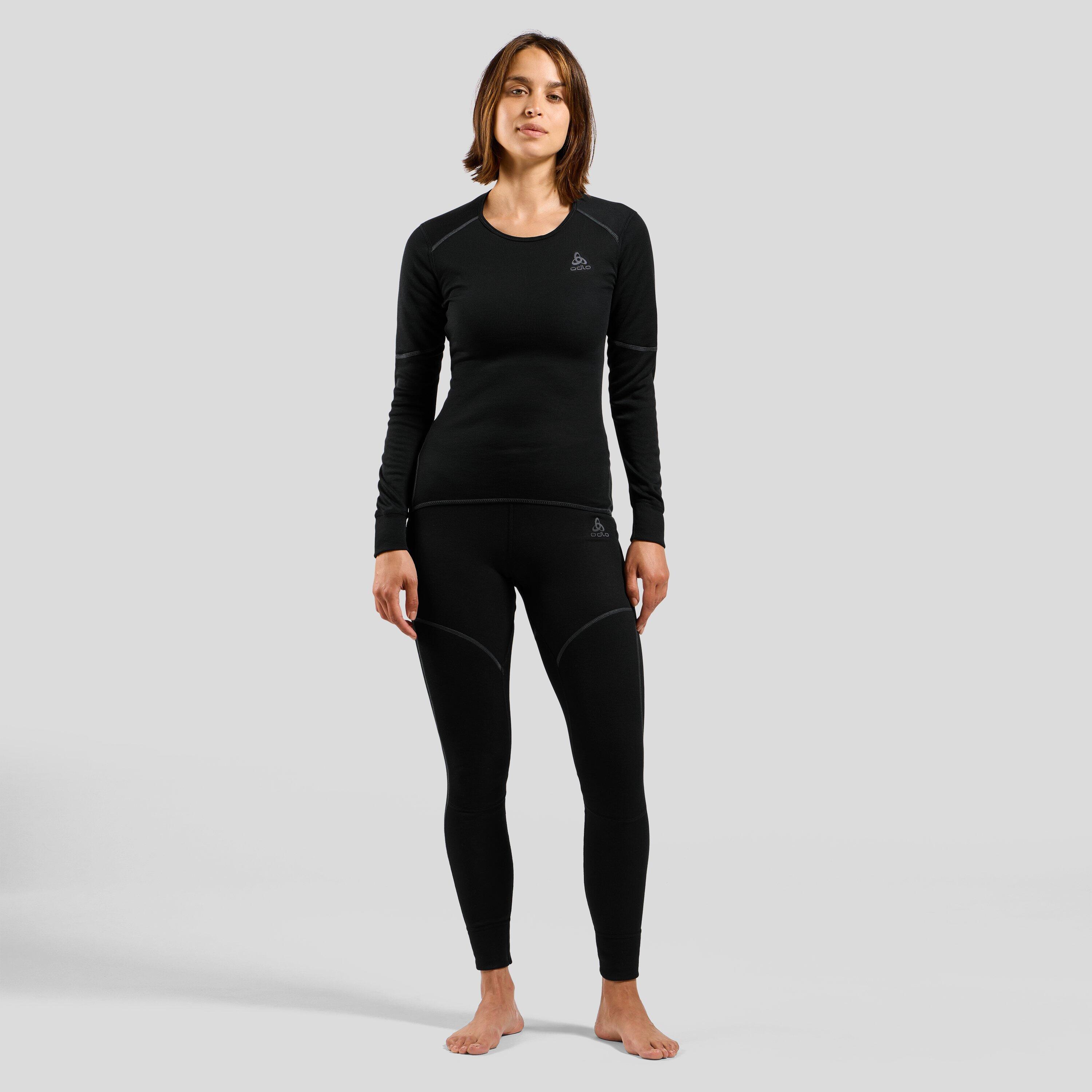 BL TOP CREW NECK L/S ACTIVE X WARM ECO - BLACK 5/7