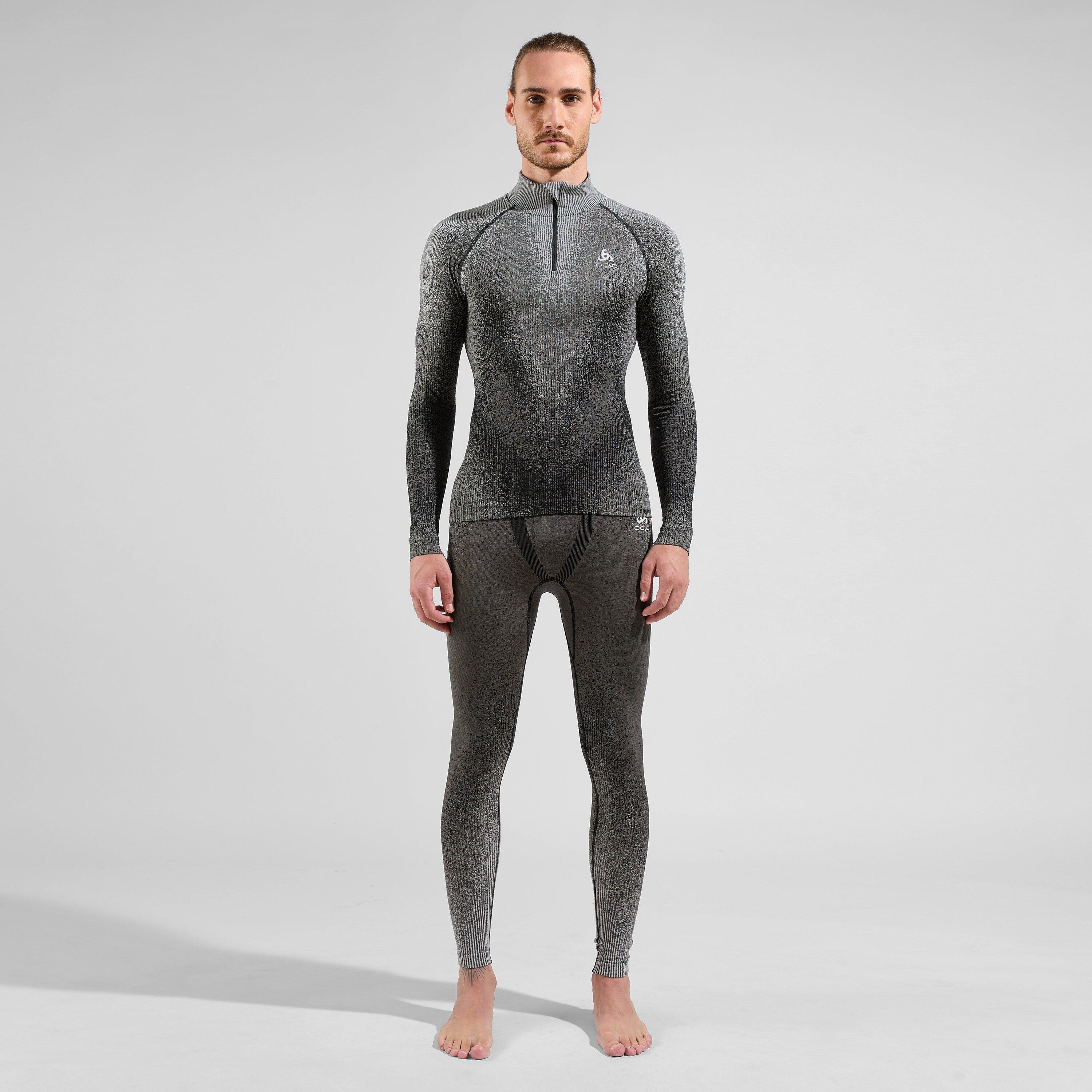 Base Layer Odlo 1/2 Zip Blackcom Grey 6/7