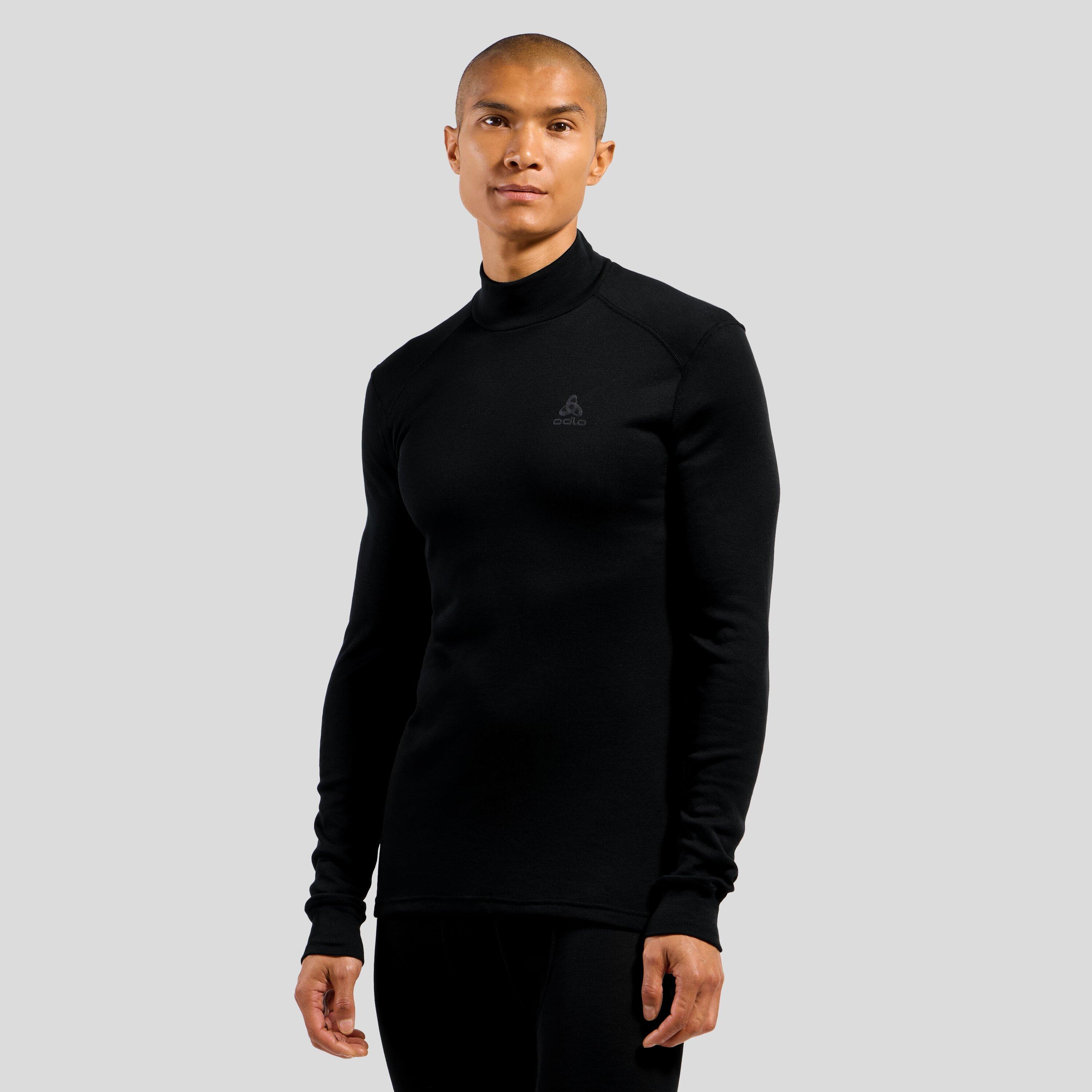 Odlo - T-shirt À Col Montant Active Warm Pour Homme Odlo - Sous Pull - Gris|noir - 40 M - Decathlon