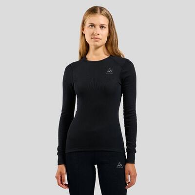 BL TOP CREW NECK L/S ACTIVE WARM ECO - BLACK