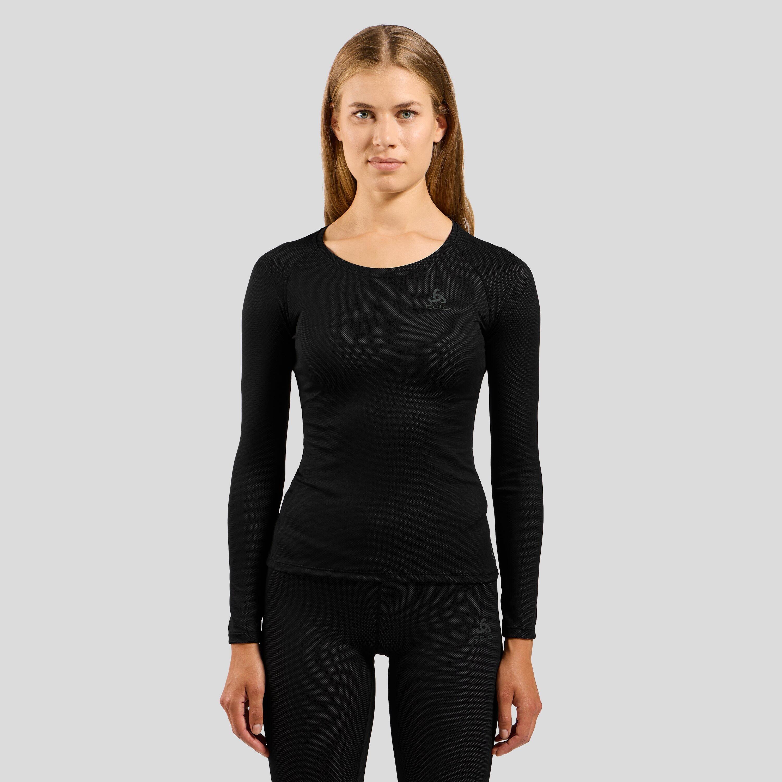 ODLO Odlo Damen Shirt Active F-Dry Light Eco Baselayer Top Crew Neck L/S 141191