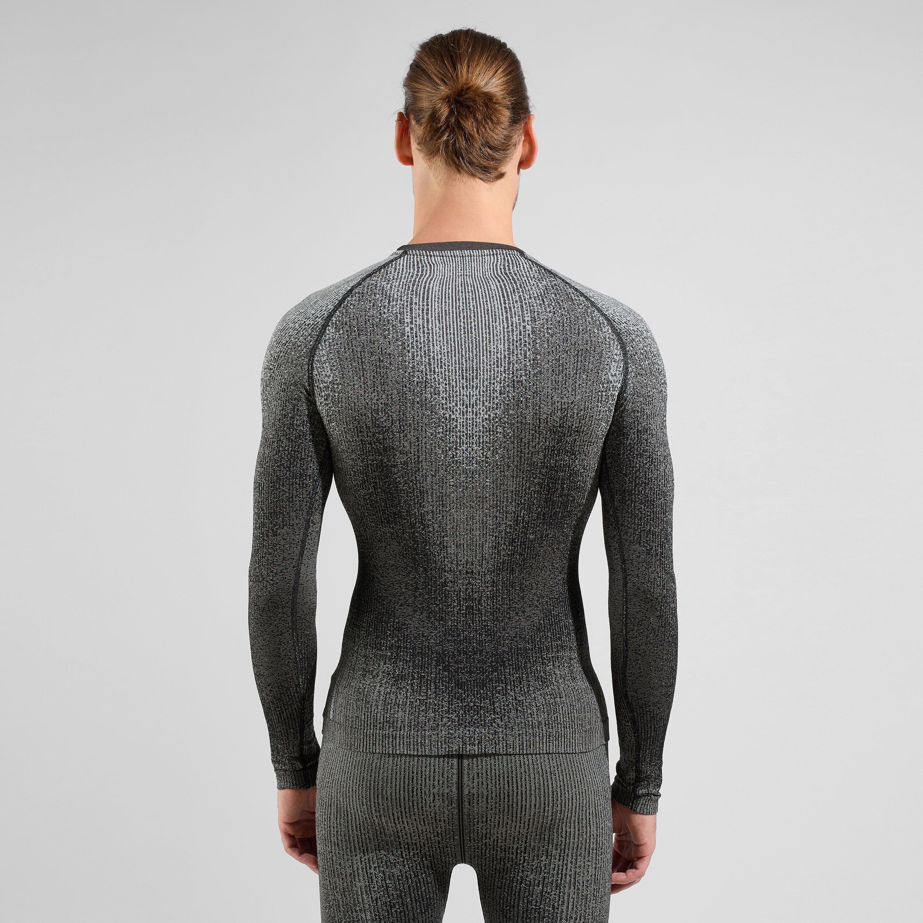 Baselayer Manches Longues Odlo Blackcomb Gris Homme 2/7