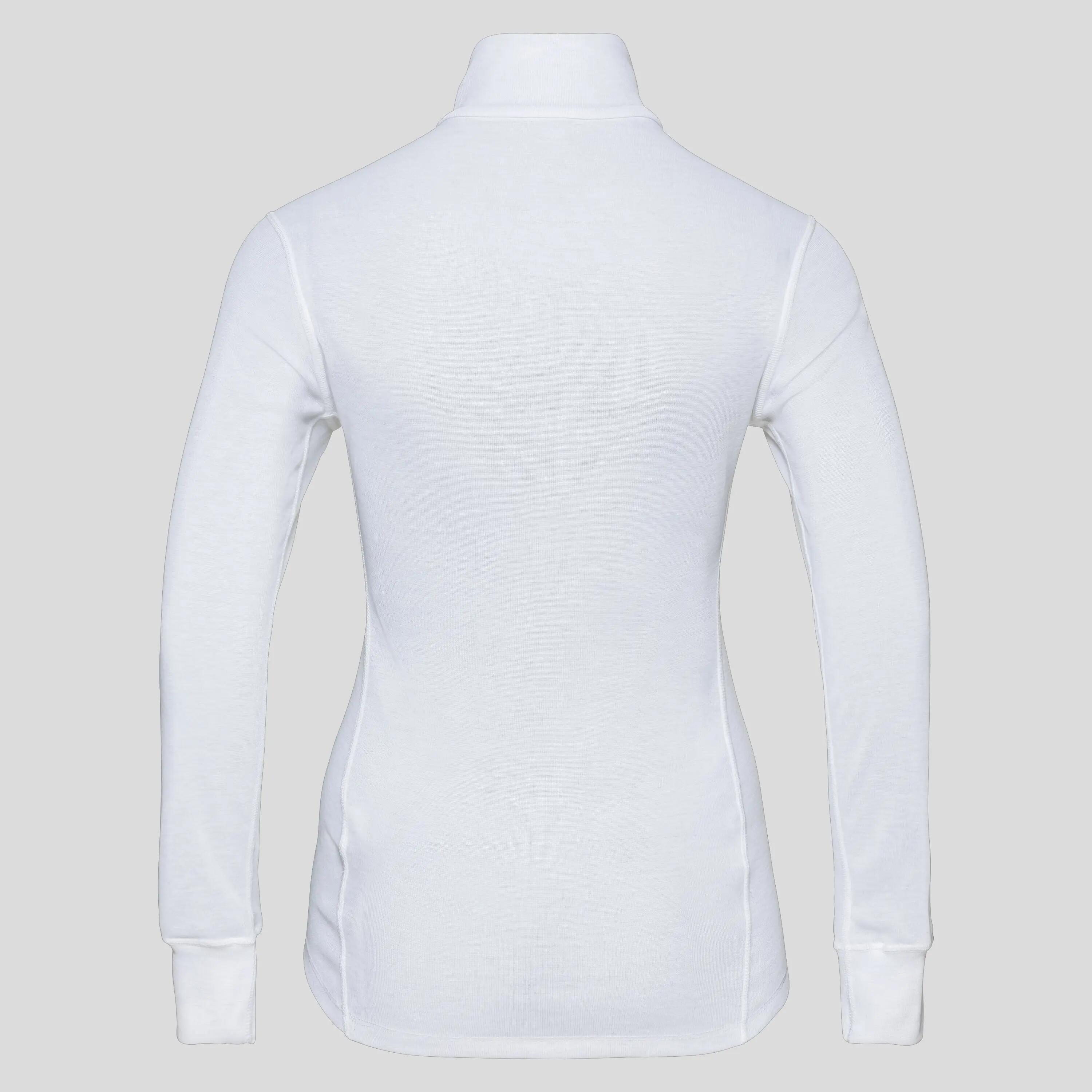 Top base layer a collo alto con mezza zip Active Warm da donna ODLO 2/4