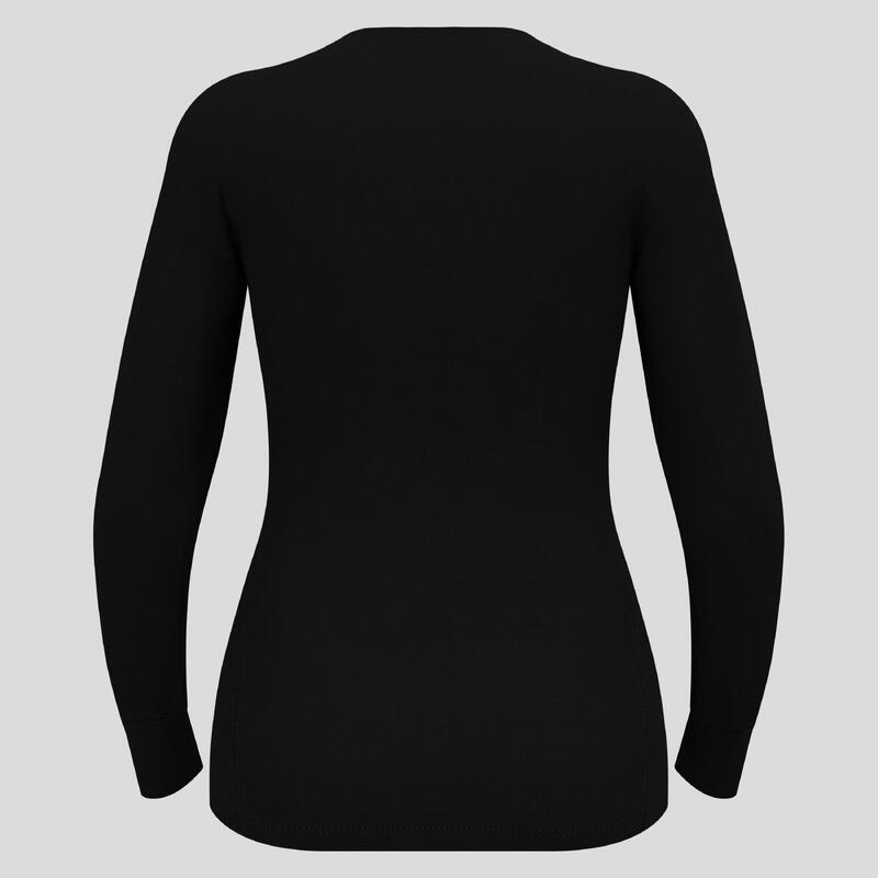 ODLO Shirt Ronde Hals Lange Mouwen ACTIVE WARM ECO Thermoshirt ZWART XS