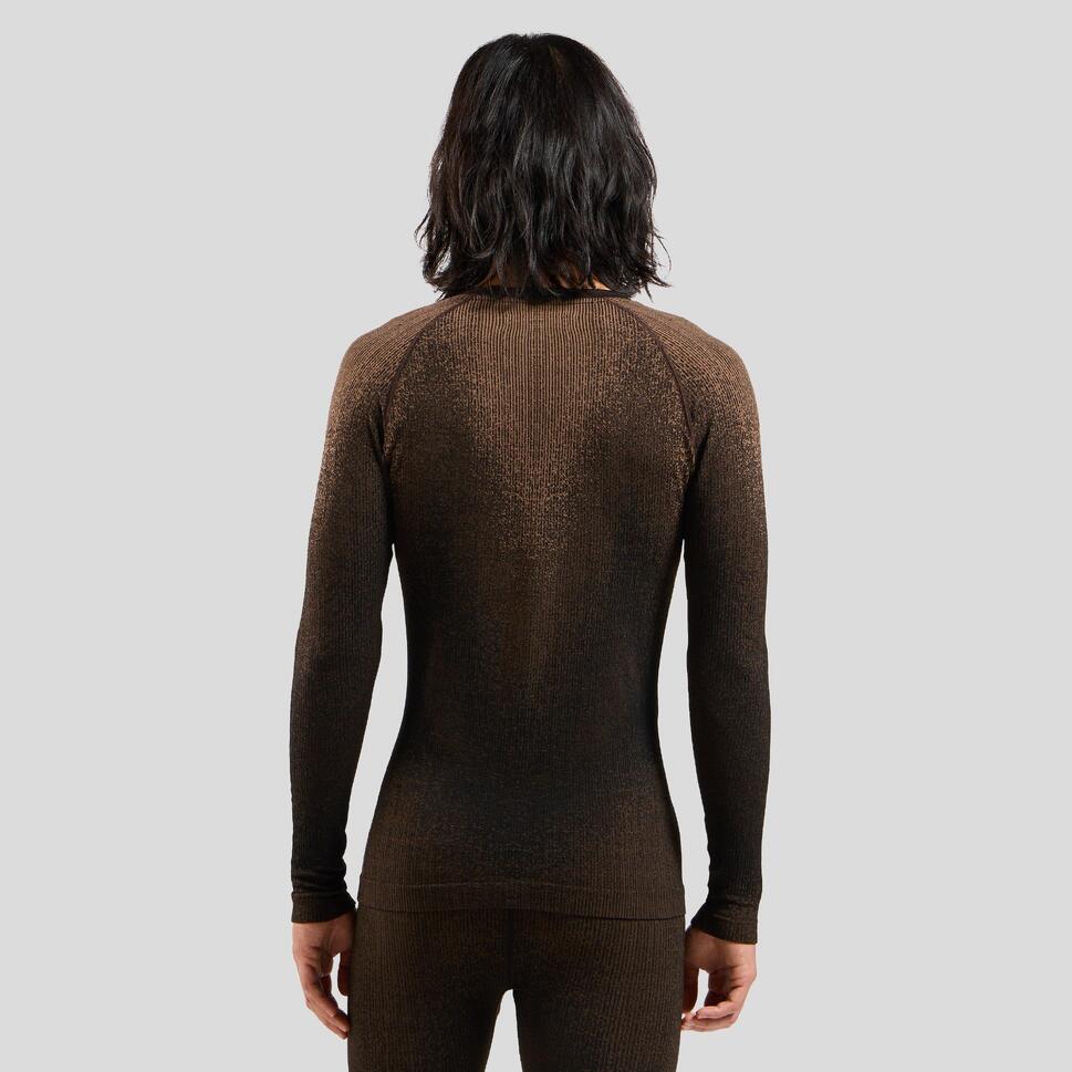 Bluza termoaktywna męska Odlo Performance Warm Blackcomb BL Top Crew Neck LS