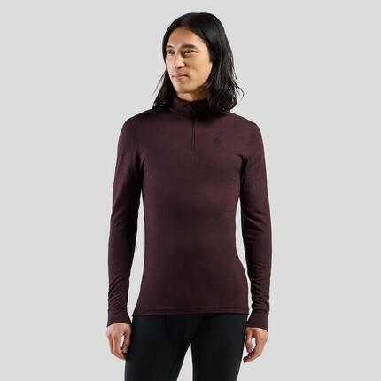 Sous-vêtement technique à manches longues et demi-zip en laine mérinos 200