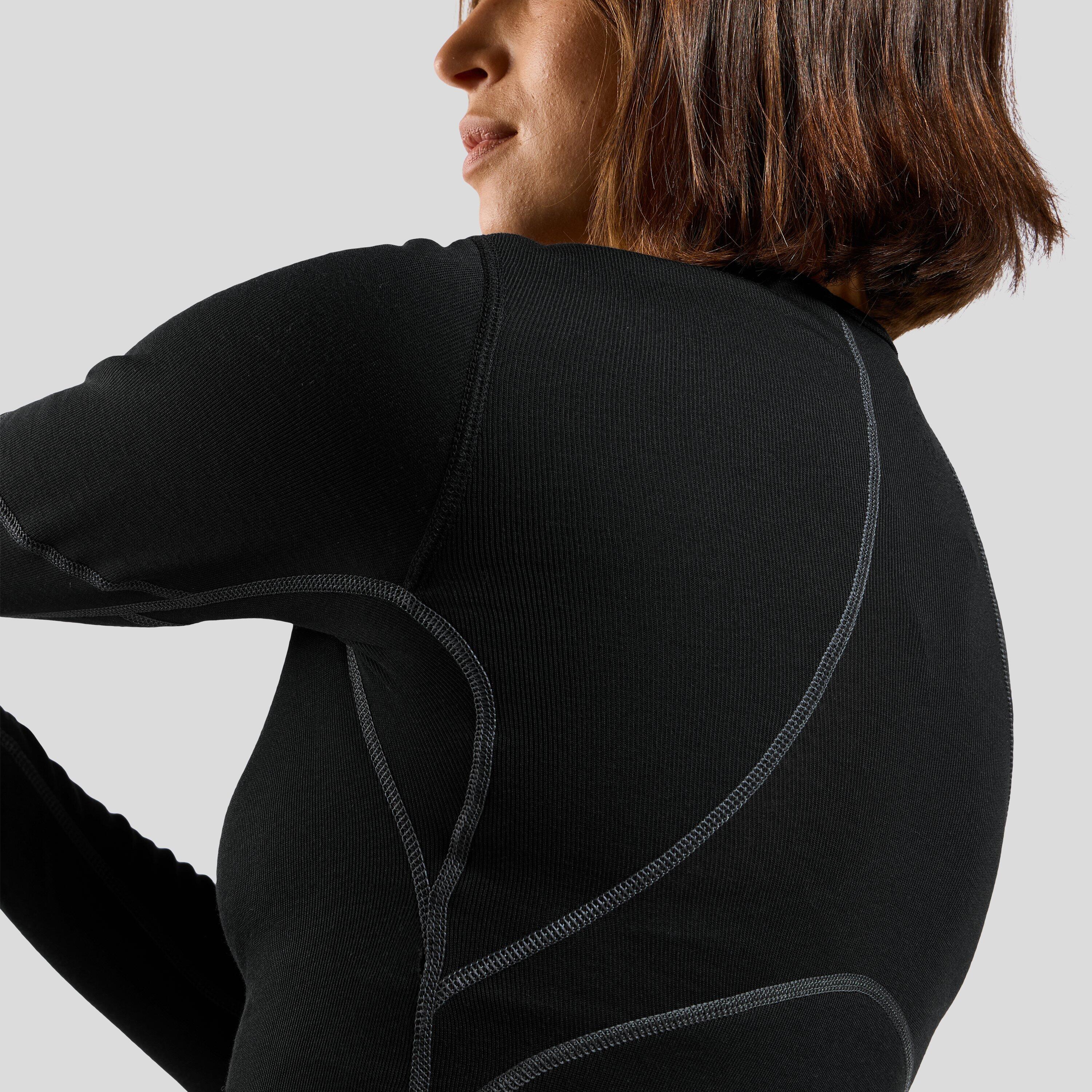 Camiseta térmica feminina de manga longa Active X-Warm Bl Top Gola Careca 4/7