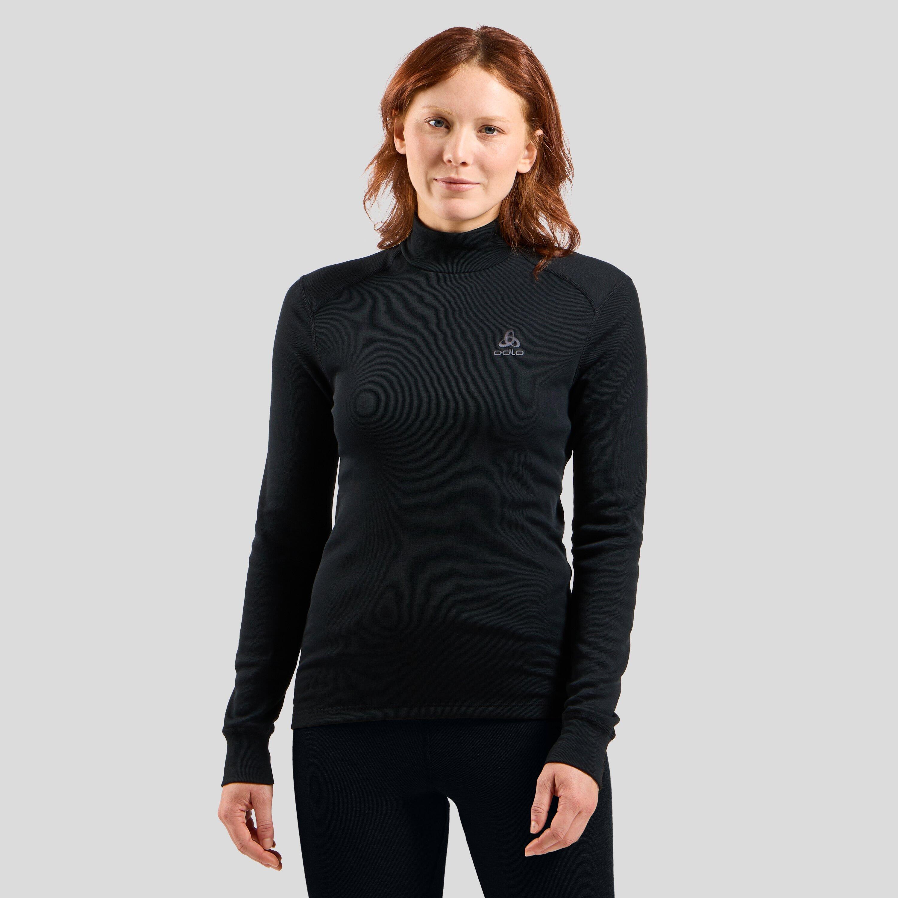 Odlo - T-shirt À Col Haut Active Warm Pour Femme Odlo - Sous Pull - Noir - 36 Xs - Decathlon