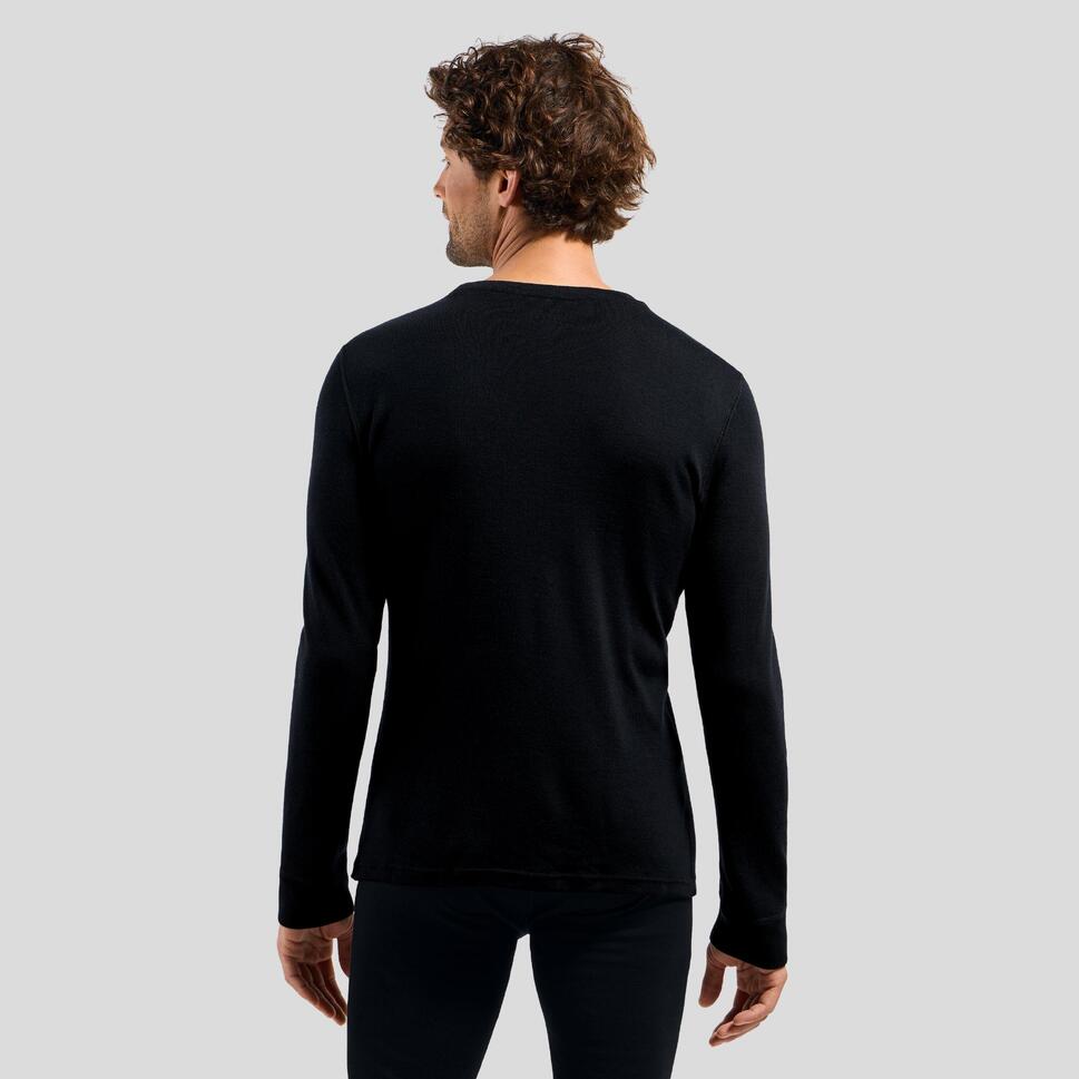 Bluza termoaktywna męska Odlo Merino 260 BL Top Crew Neck LS
