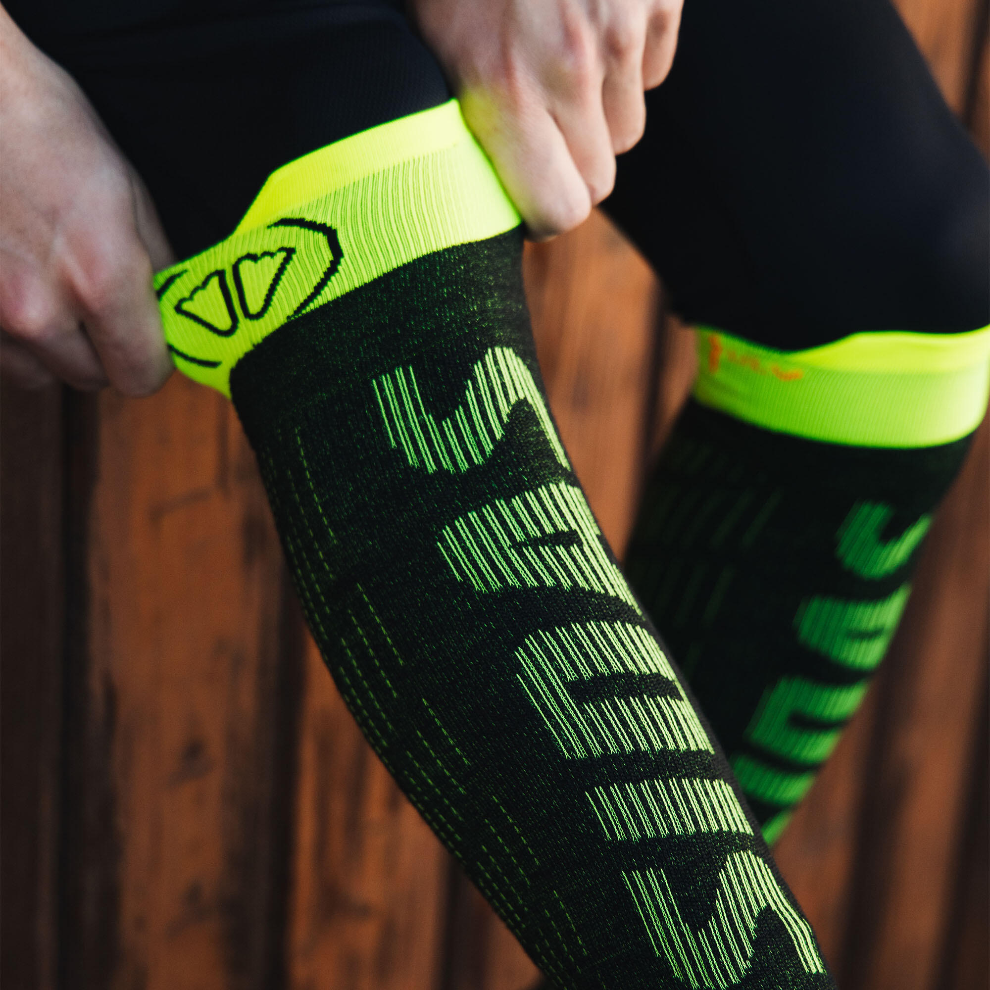 Chaussettes haute définition avec volume et compression faibles - Ski Ultrafit 4/7