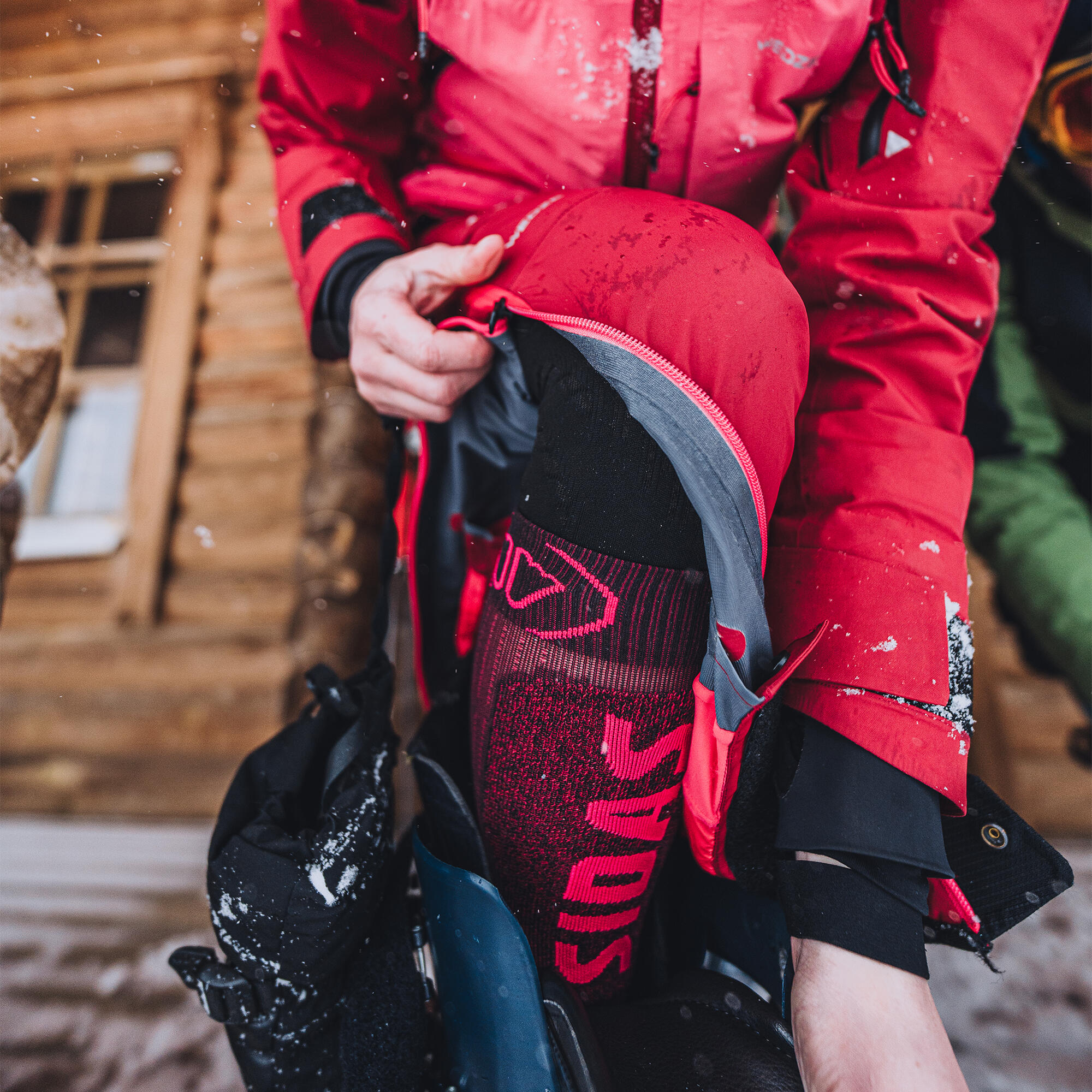 Chaussettes de ski techniques en fibres recyclées pour femme - Ski Expert Lady 4/4