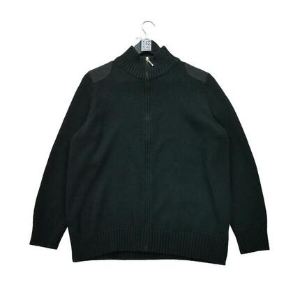 Second life - Damen Full Zip Schwarzer Pullover - Wie neu