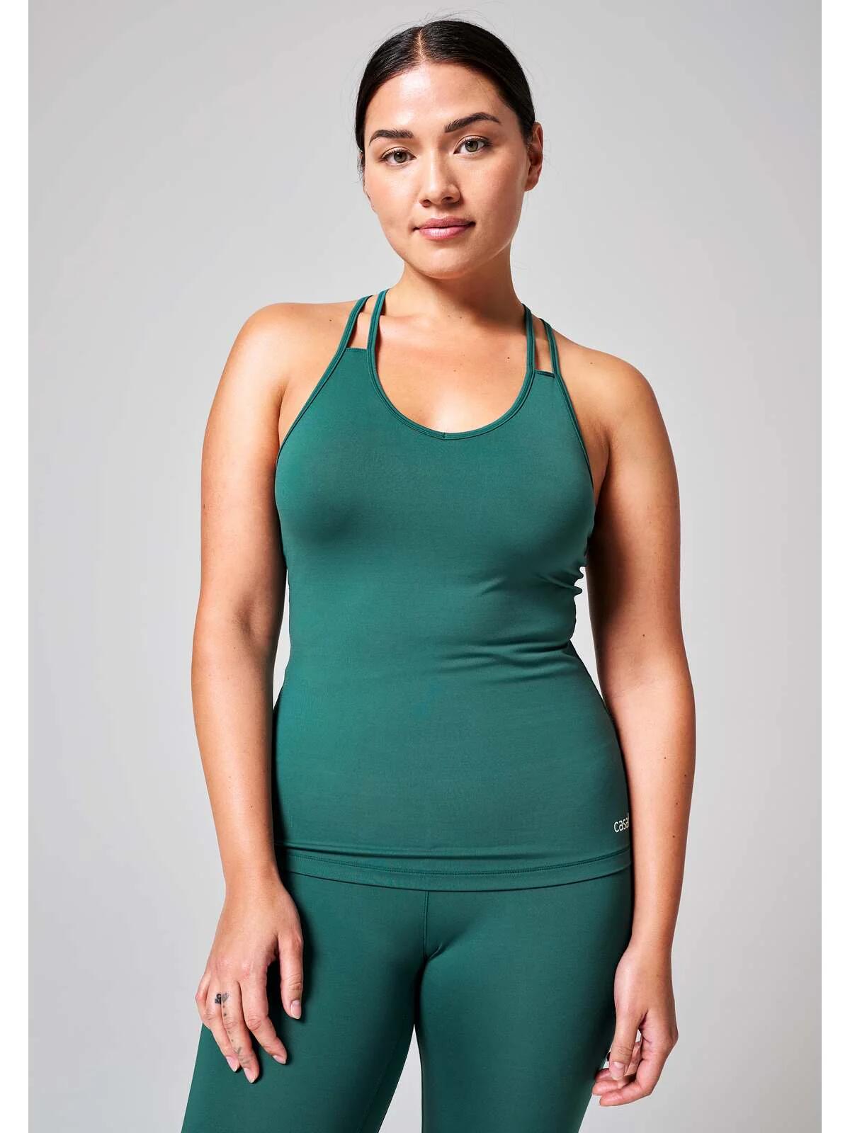 Koszulka Casal V-Neck Racerback Sportowa Damska Oddychająca do Jogi