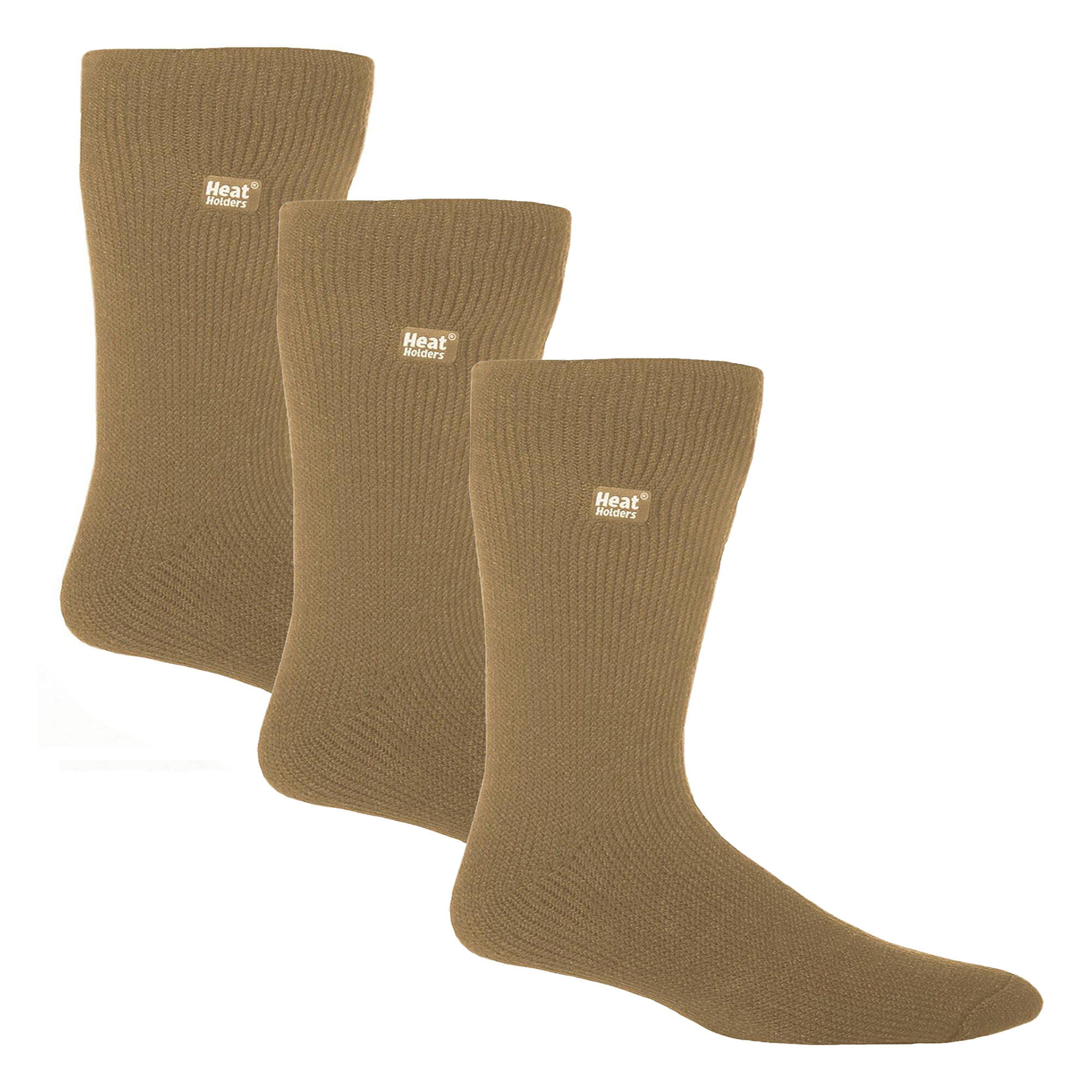 Heat Holders - 3 paires de chaussettes thermiques d'hiver épaisses pour hommes 3/6