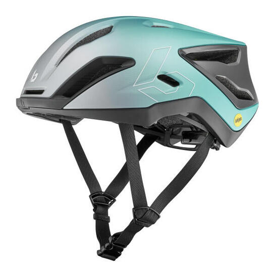 Casque de vélo EXO MIPS Green & Grey Metallic