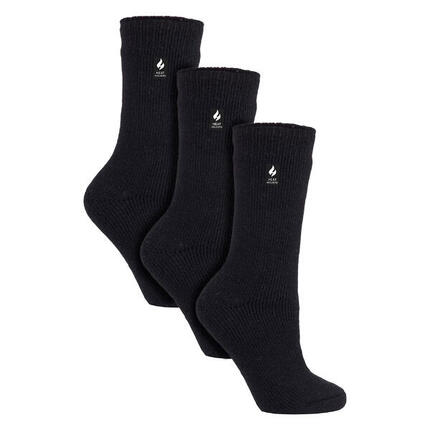 Heat Holders - 3 paires de chaussettes thermiques d'hiver épaisses pour dames