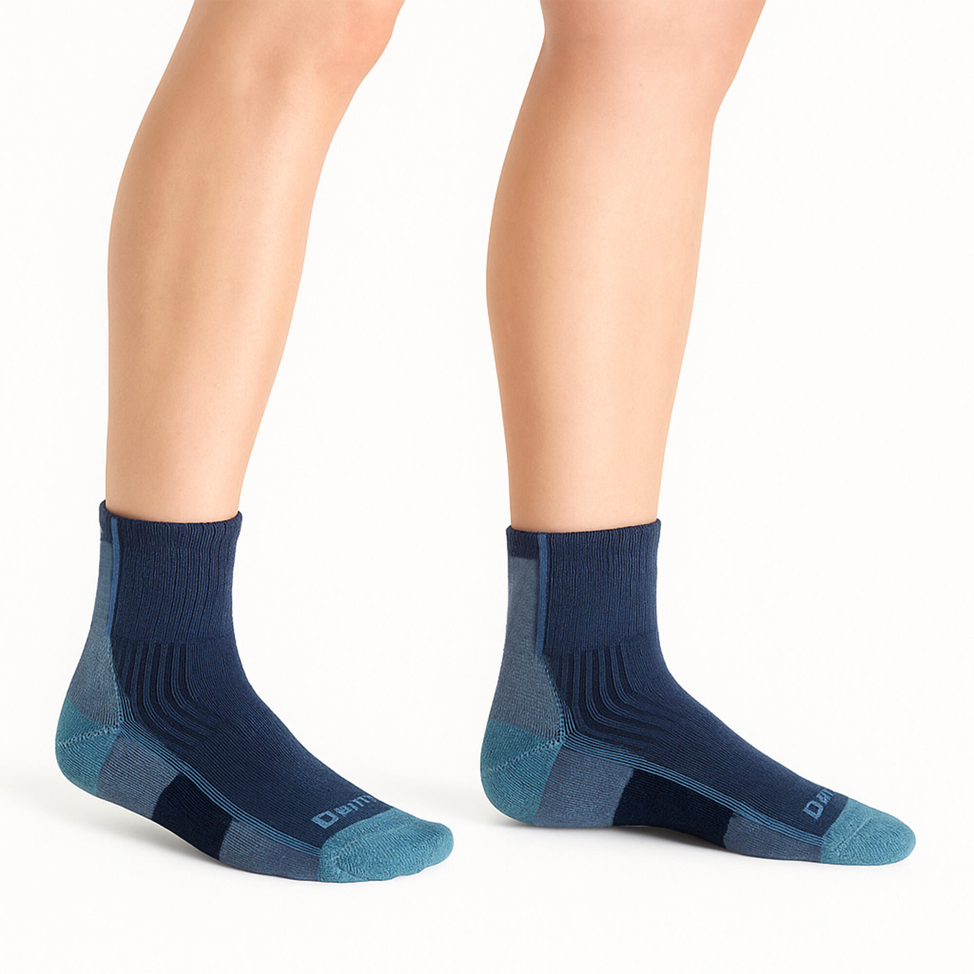 Darn Tough Chaussettes Femme Cheville Randonnée Mérinos Mi-Épaisses Sans Couture 2/5