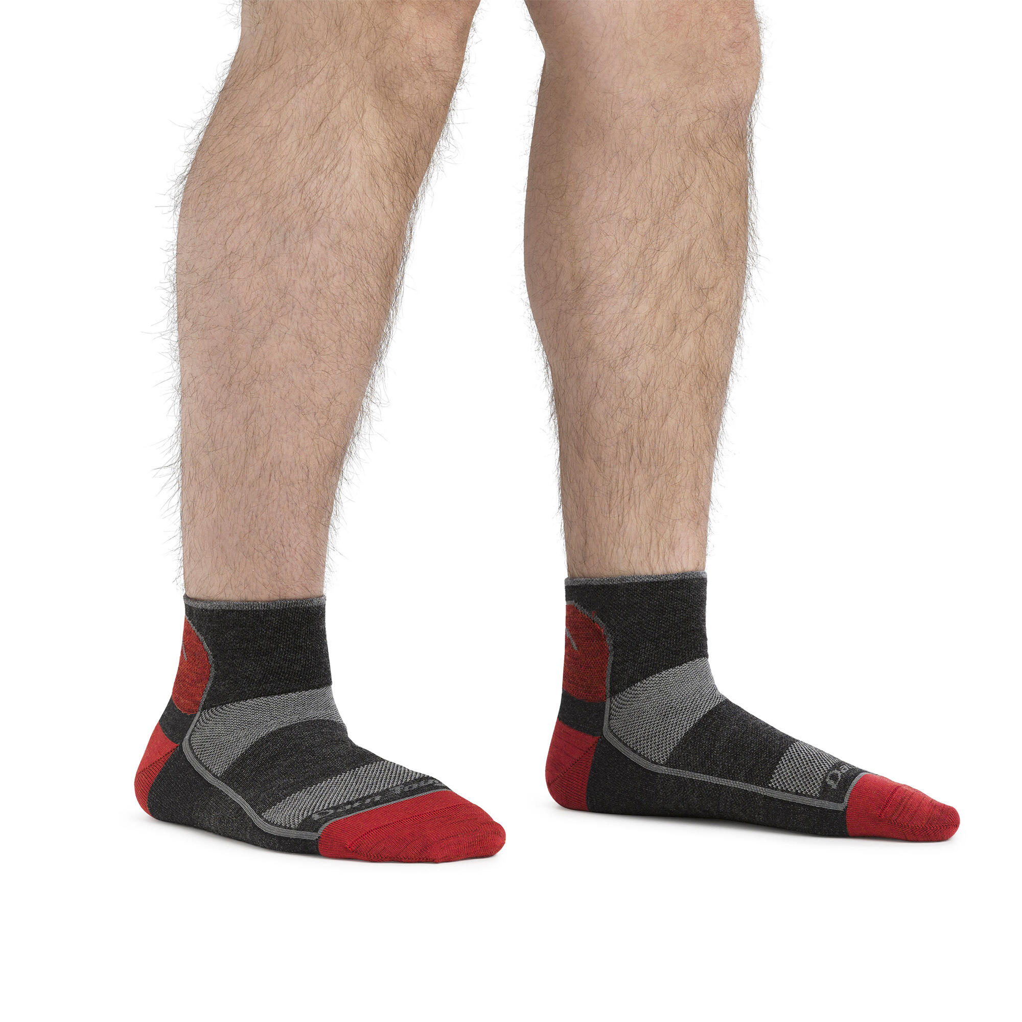 Darn Tough - Calze Uomo Quarti Running Leggere in Lana Merino Senza Cuciture 5/5