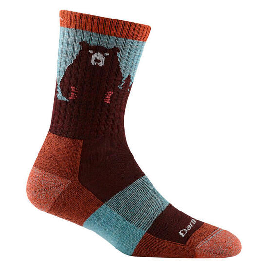 Darn Tough Chaussettes Femme Randonnée Motif Ours Laine Mérinos Originales