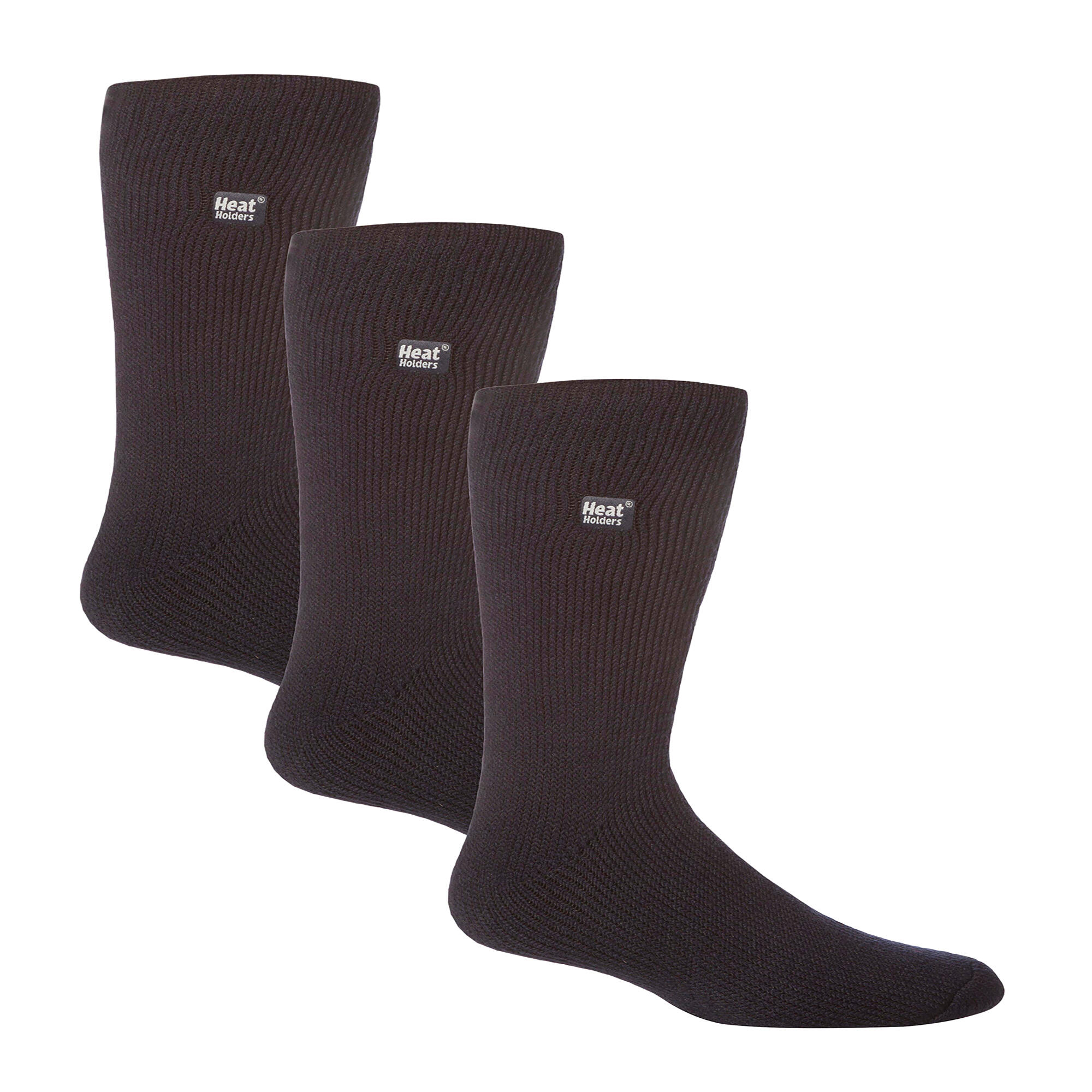 Heat Holders - 3 paires de chaussettes thermiques d'hiver épaisses pour hommes 3/6