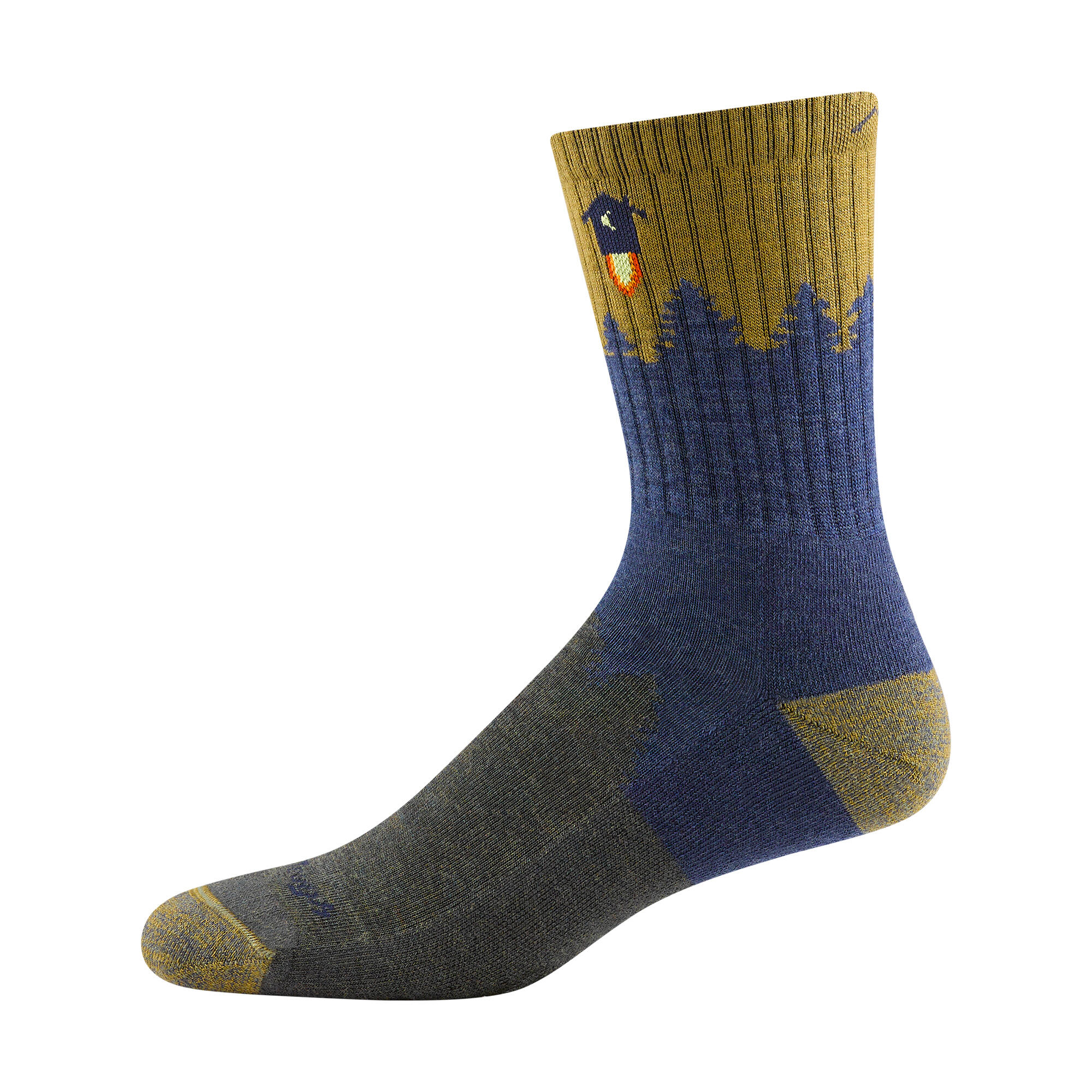 Darn Tough Chaussettes Homme Mi-Mollet Randonnée Mérinos Sans Couture 2/5