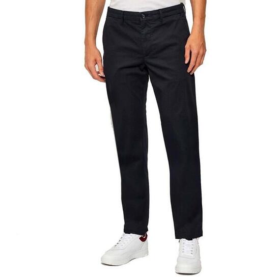 Pantaloni Tommy Hilfiger Modello Bleecker Printed Structu Colore Blu