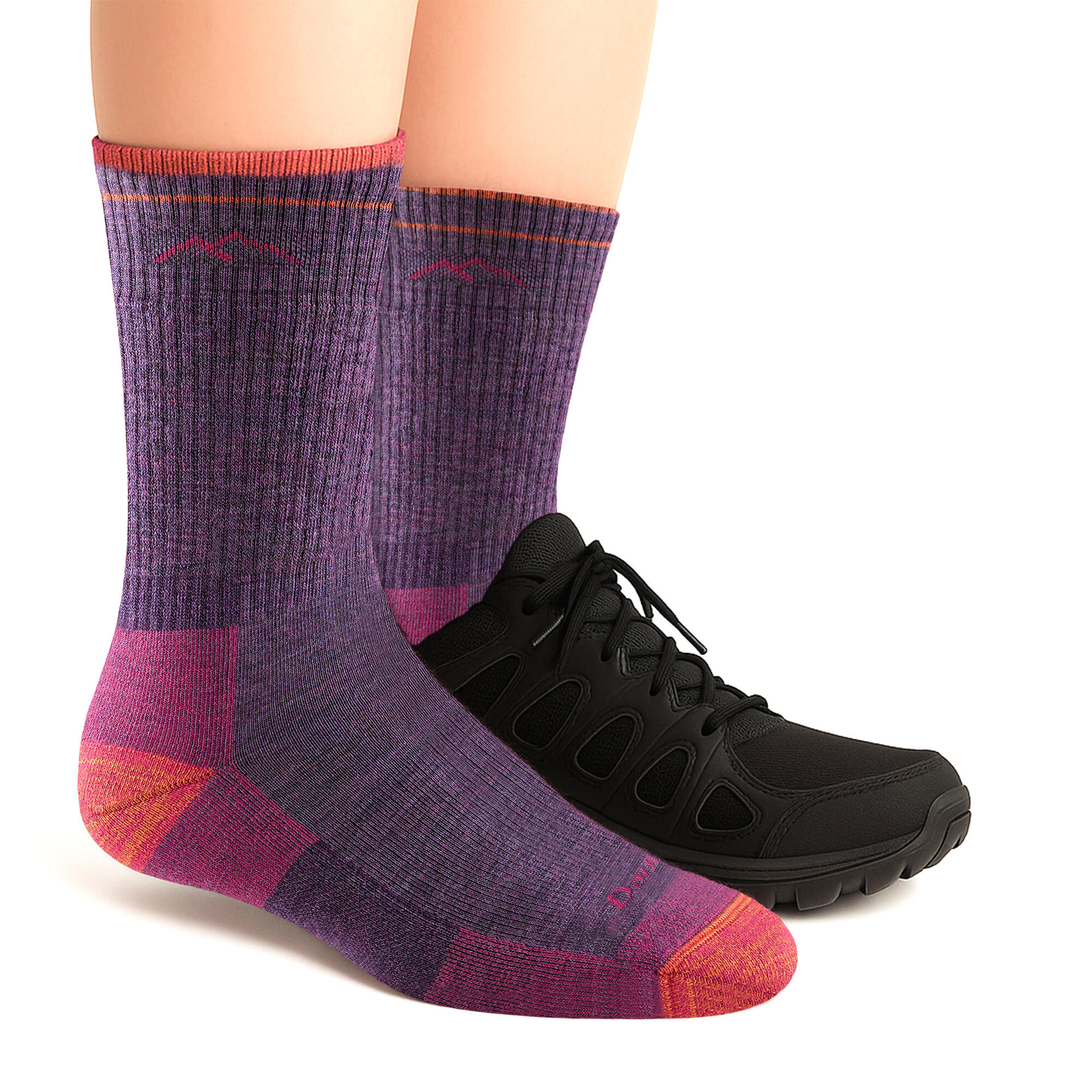 Darn Tough Chaussettes Femme Bottes Mi-Épaisses Randonnée Mérinos Sans Couture 2/5