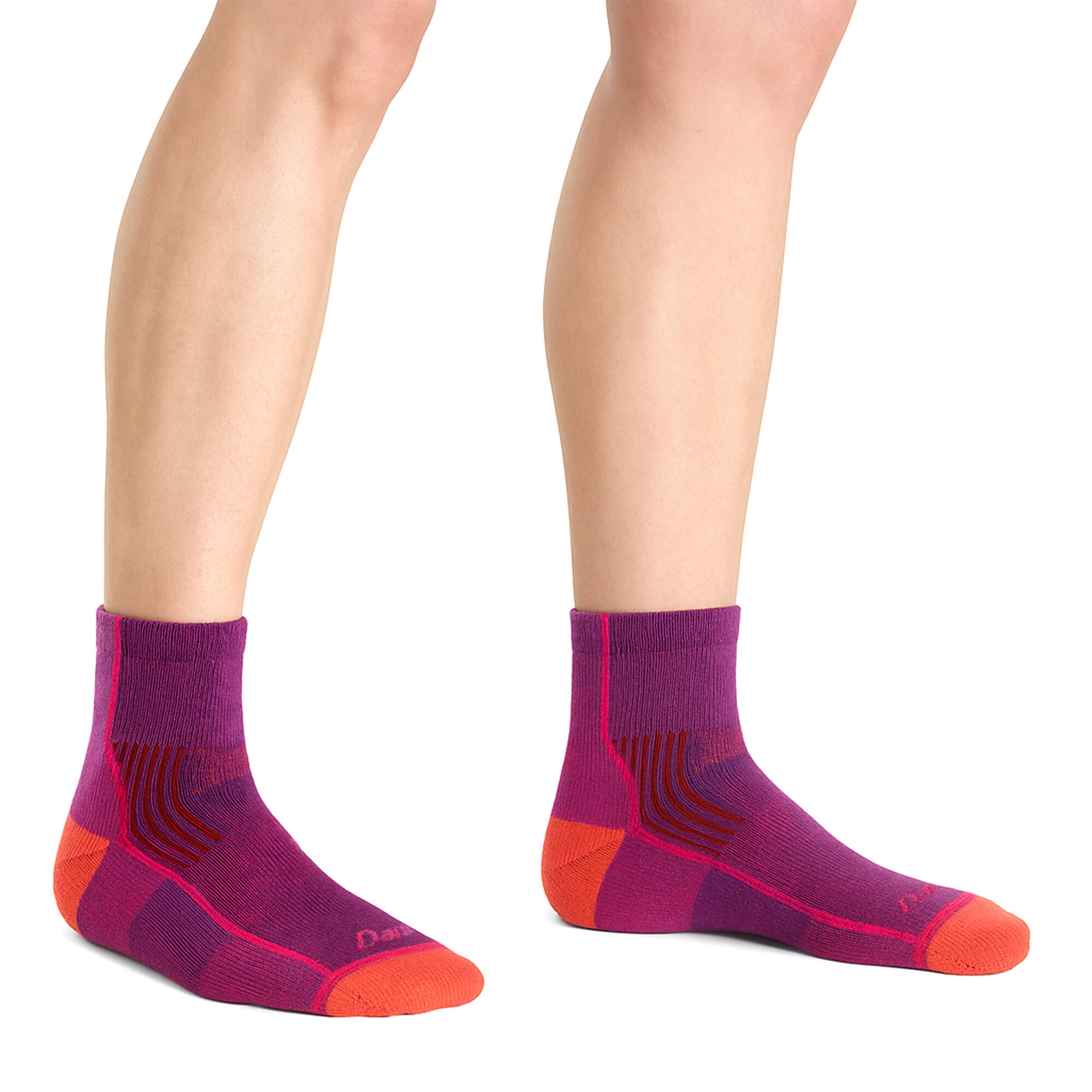 Darn Tough Chaussettes Femme Cheville Randonnée Mérinos Mi-Épaisses Sans Couture 2/5