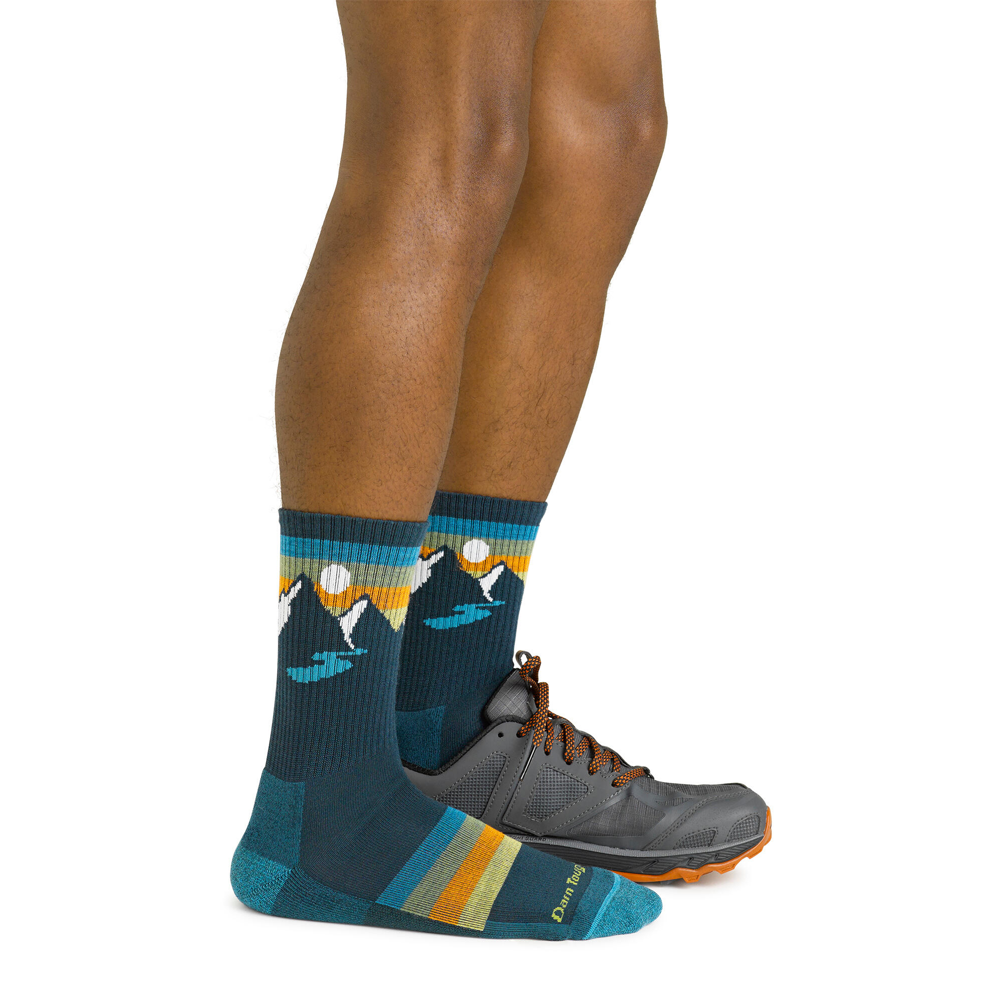 Darn Tough Chaussettes Homme Micro Crew Randonnée Légères Motif Laine Mérinos 2/5