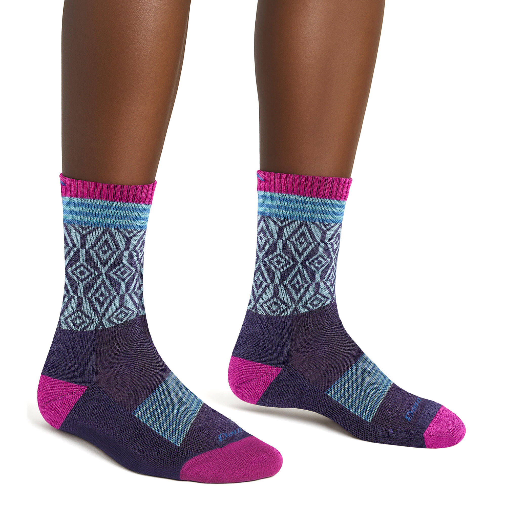 Darn Tough Chaussettes Femme Micro Crew Randonnée Motif Laine Mérinos 2/5