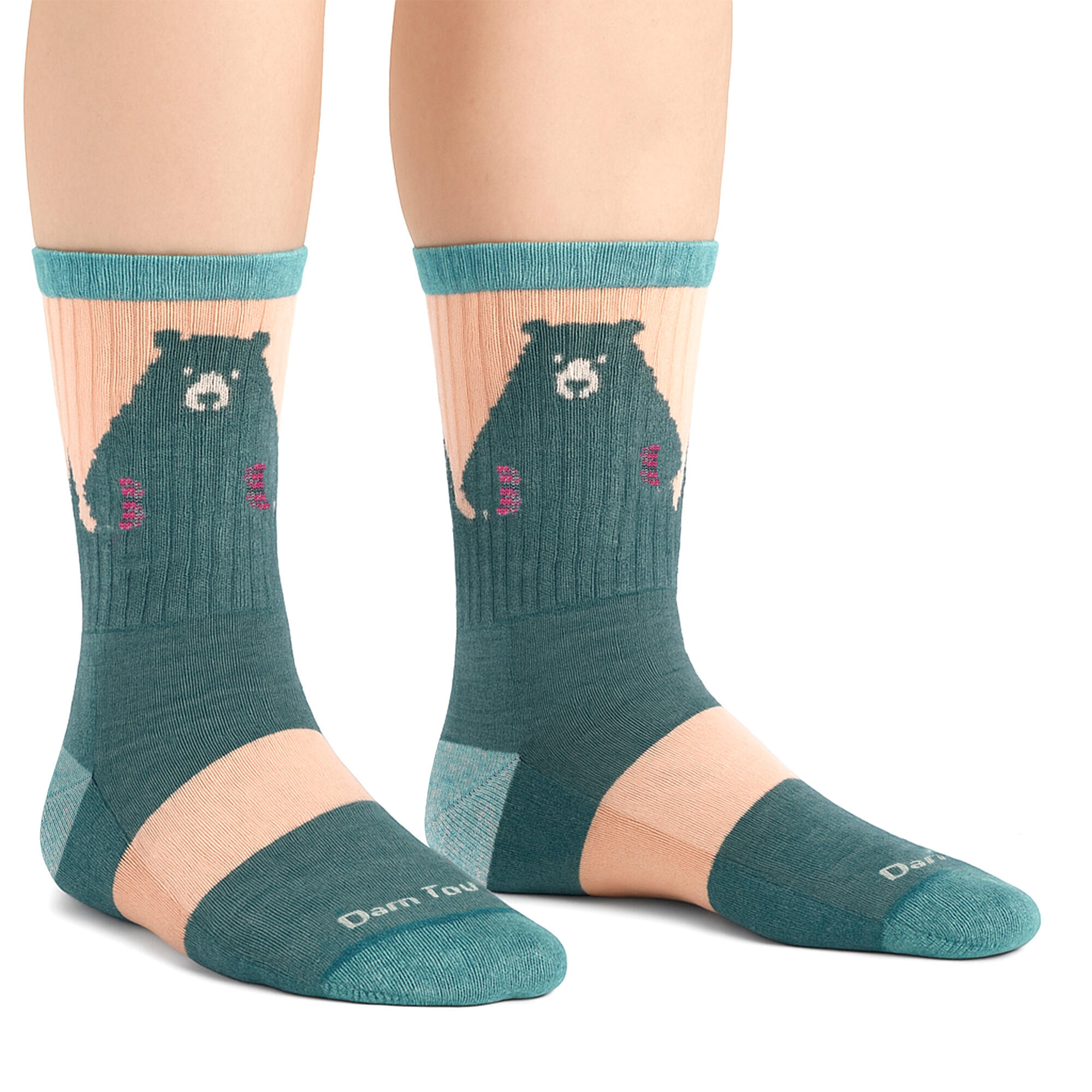 Darn Tough Chaussettes Femme Randonnée Motif Ours Laine Mérinos Originales 2/5