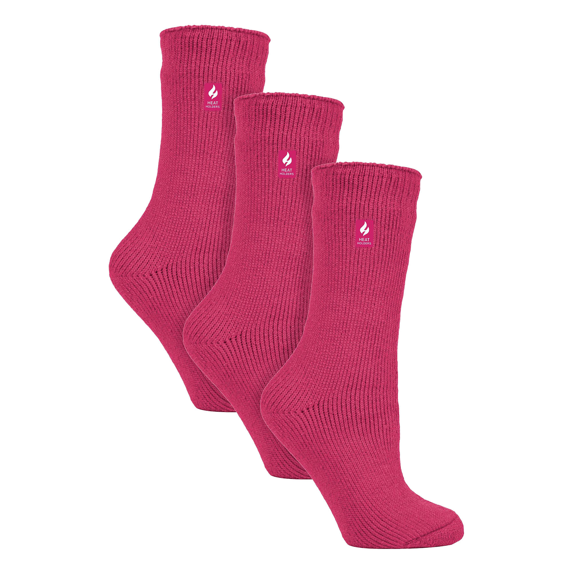 HEAT HOLDERS 3 Pairs Ladies Original Thick Winter Thermal Socks
