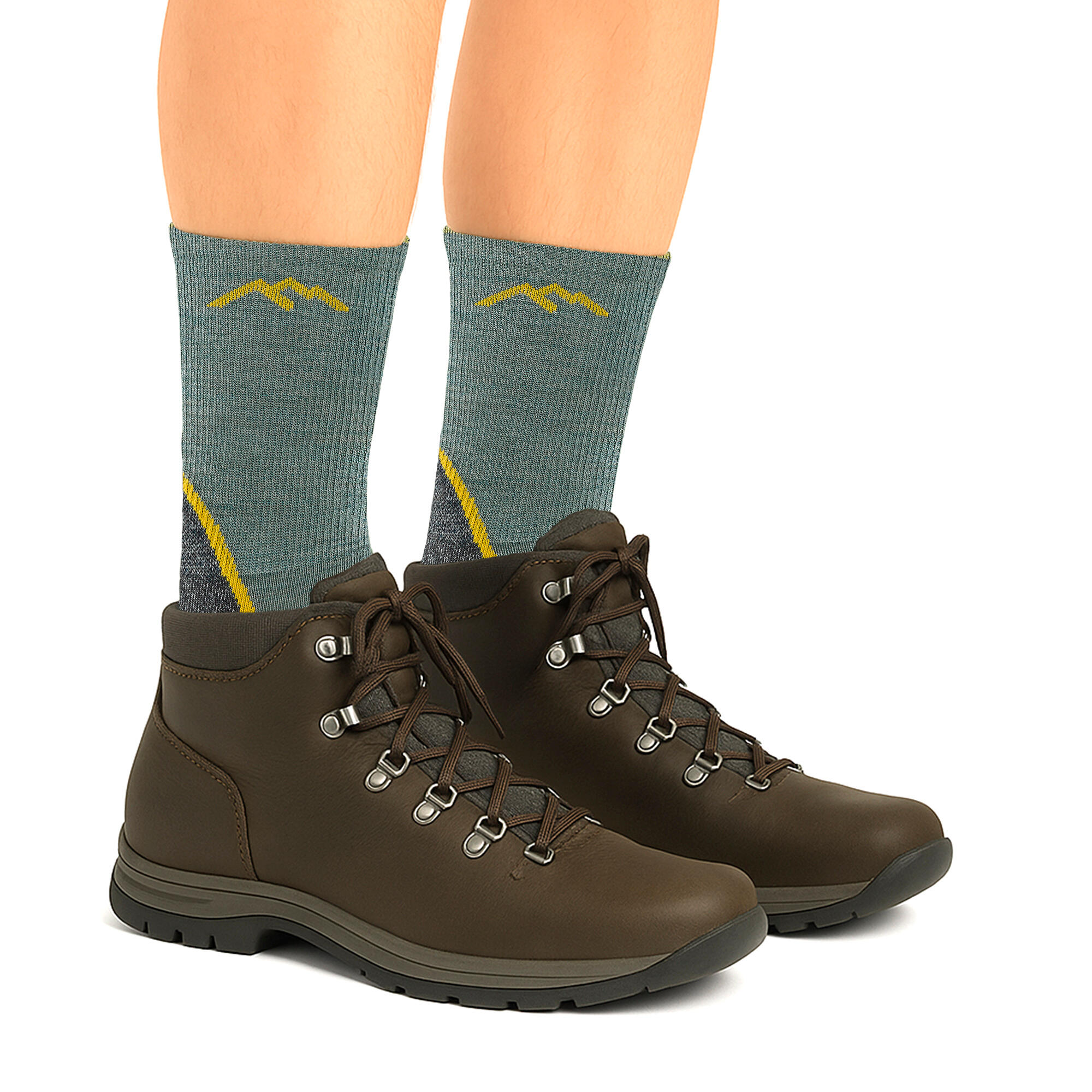 Darn Tough Chaussettes Homme Mi-Mollet Randonnée Légères Anti-Ampoules Mérinos 2/5