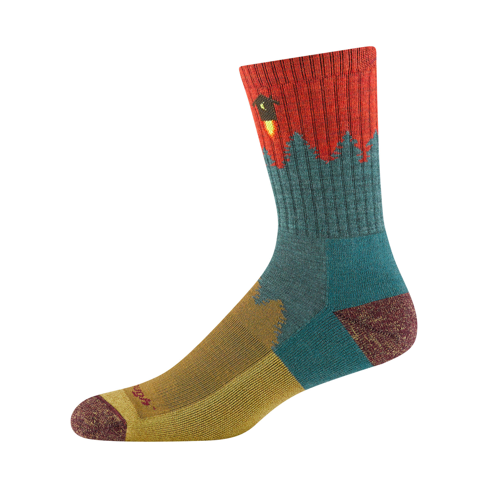 Darn Tough Chaussettes Homme Mi-Mollet Randonnée Mérinos Sans Couture 2/5