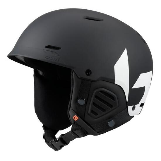 Casque de ski MUTE Black White Matte